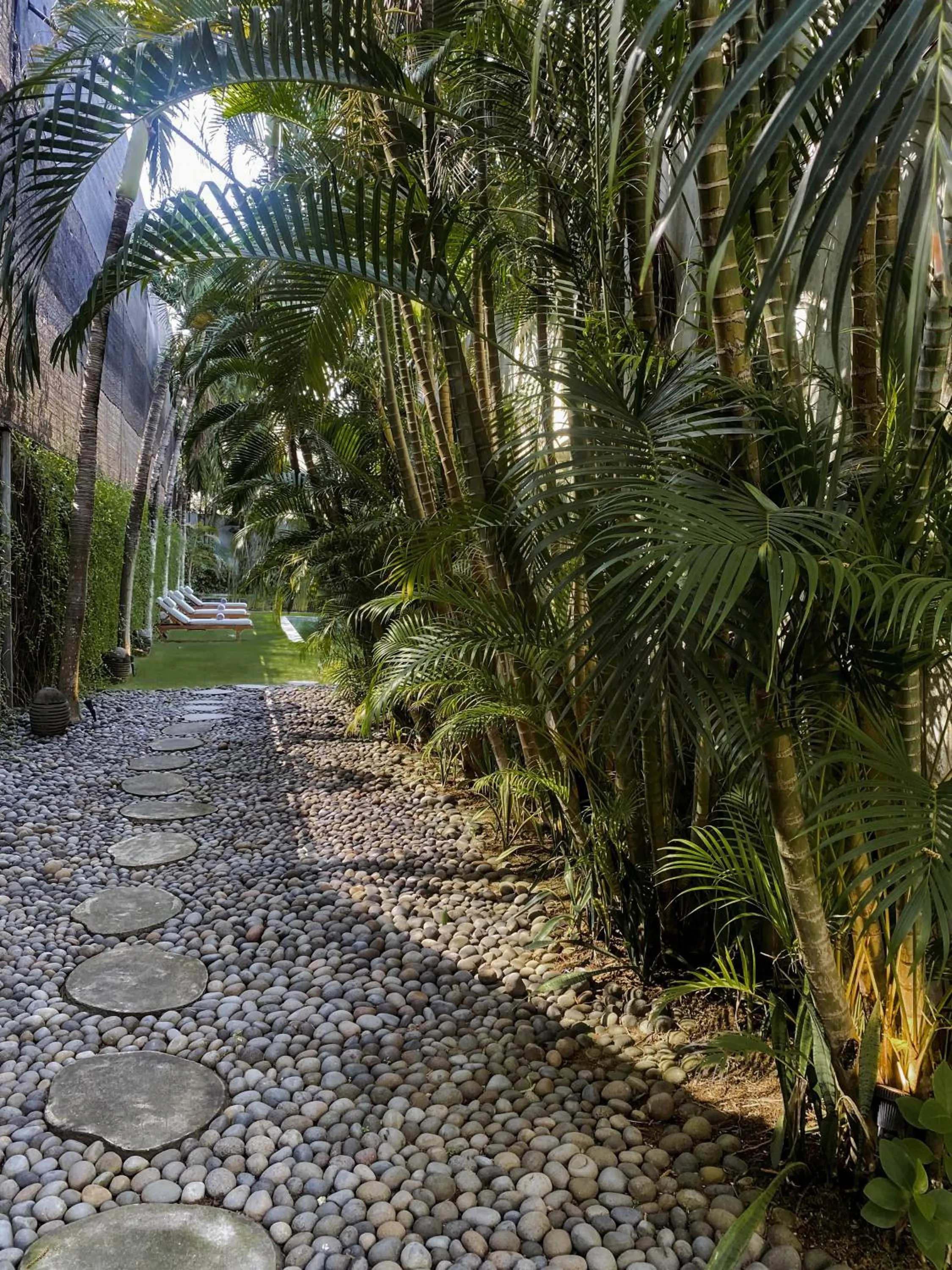 Garden in Villa Chocolat Seminyak
