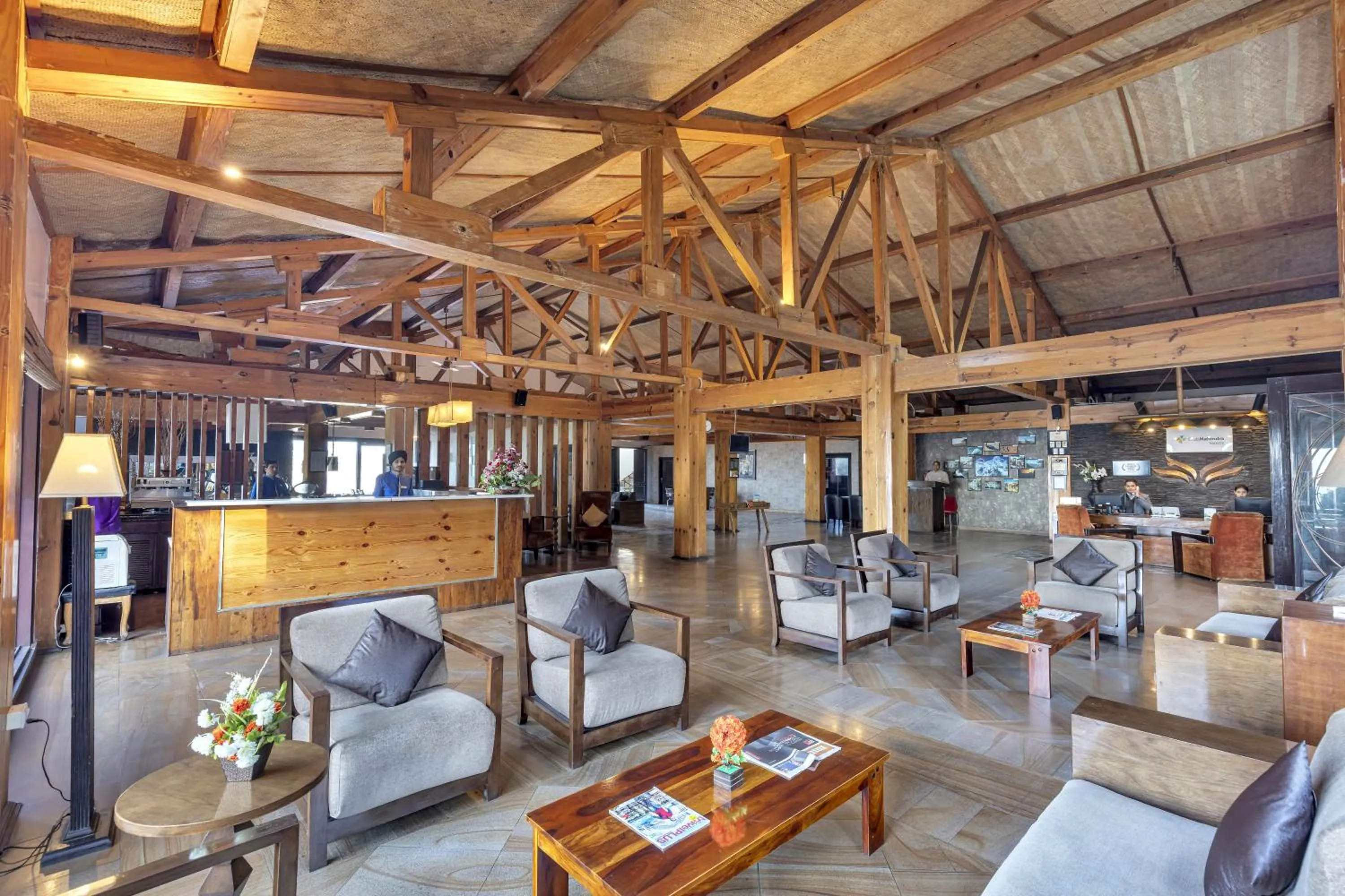 Lobby or reception in Club Mahindra Kanatal