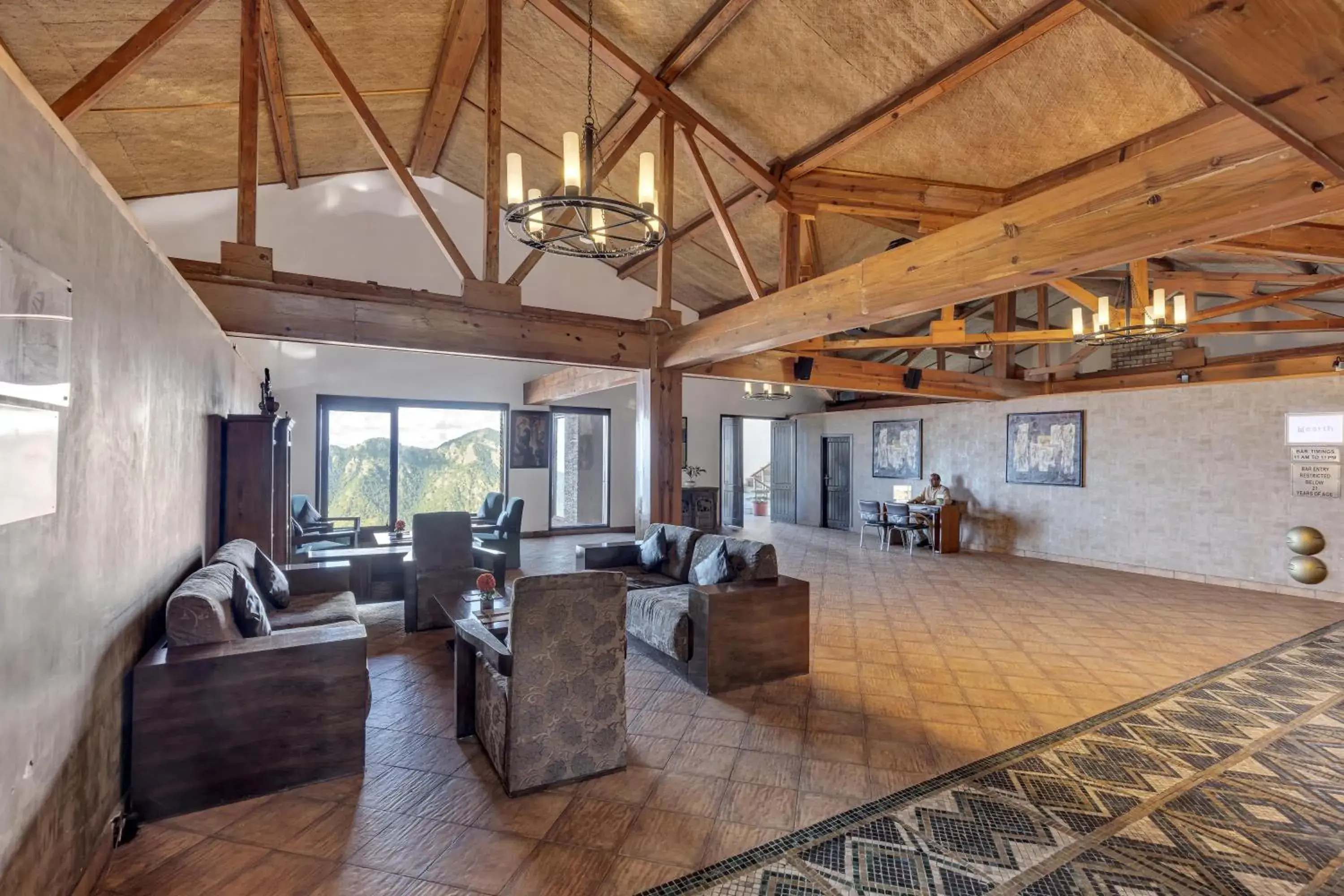 Lobby or reception in Club Mahindra Kanatal Lobby or reception in Club Mahindra Kanatal