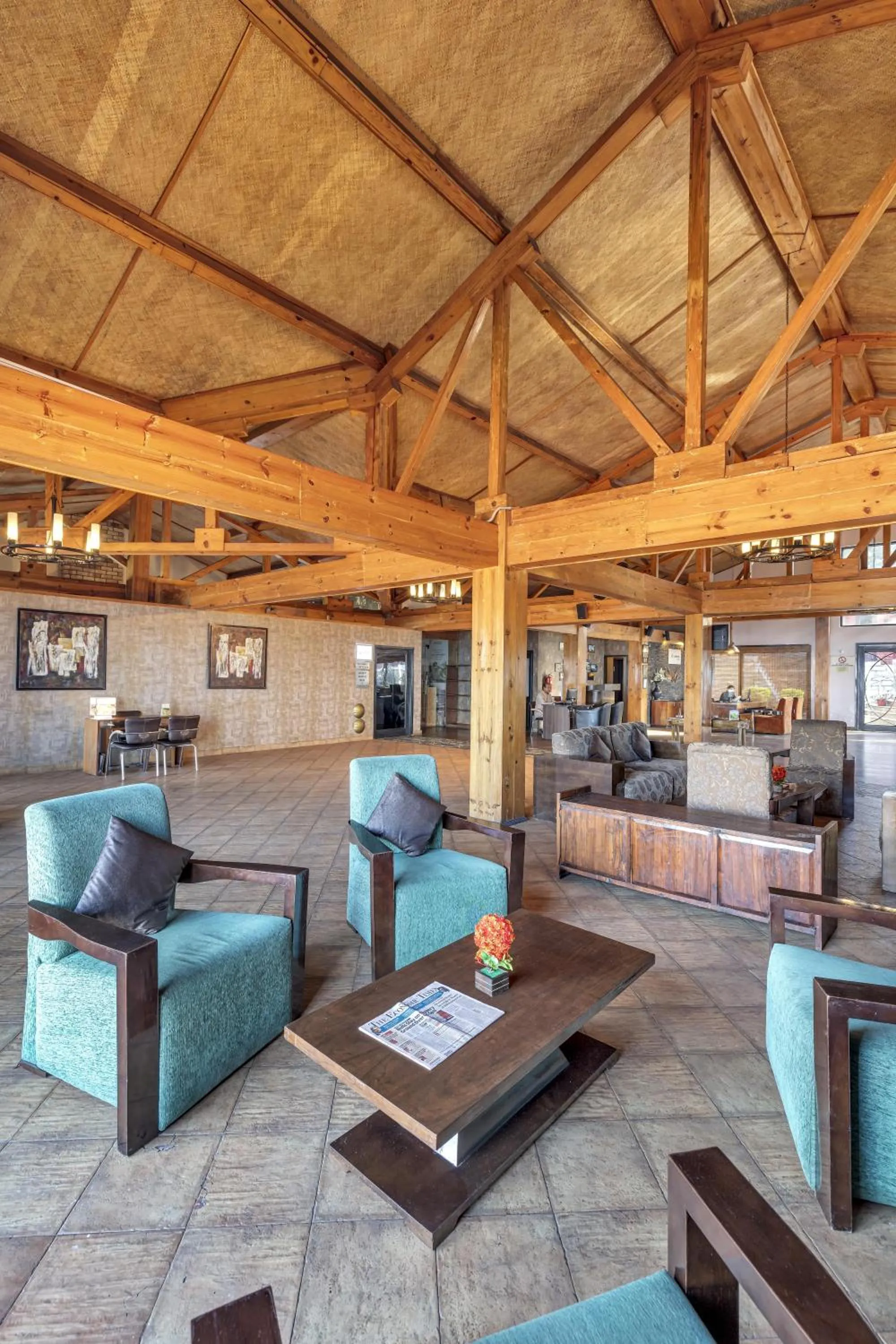 Lobby or reception in Club Mahindra Kanatal