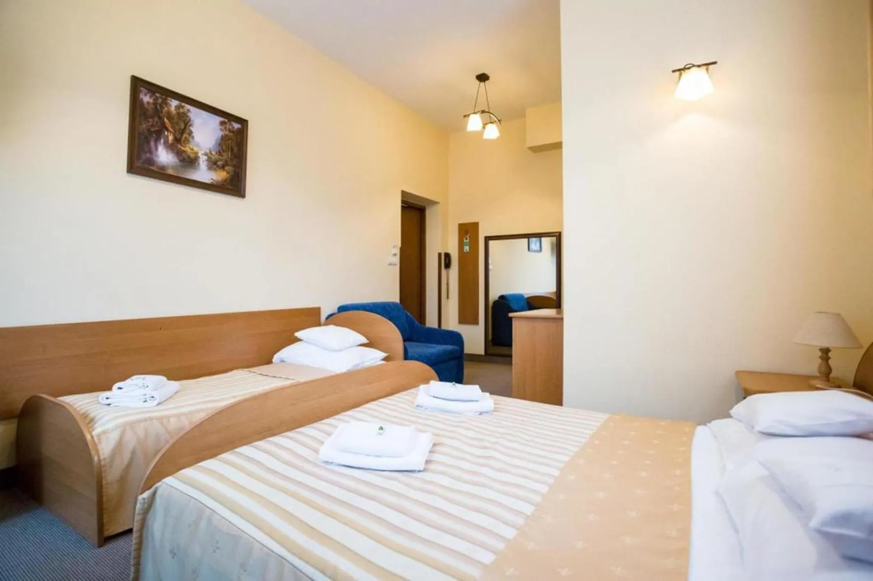 Bed in Ośrodek FIAN Zakopane - noclegi i konferencje w centrum