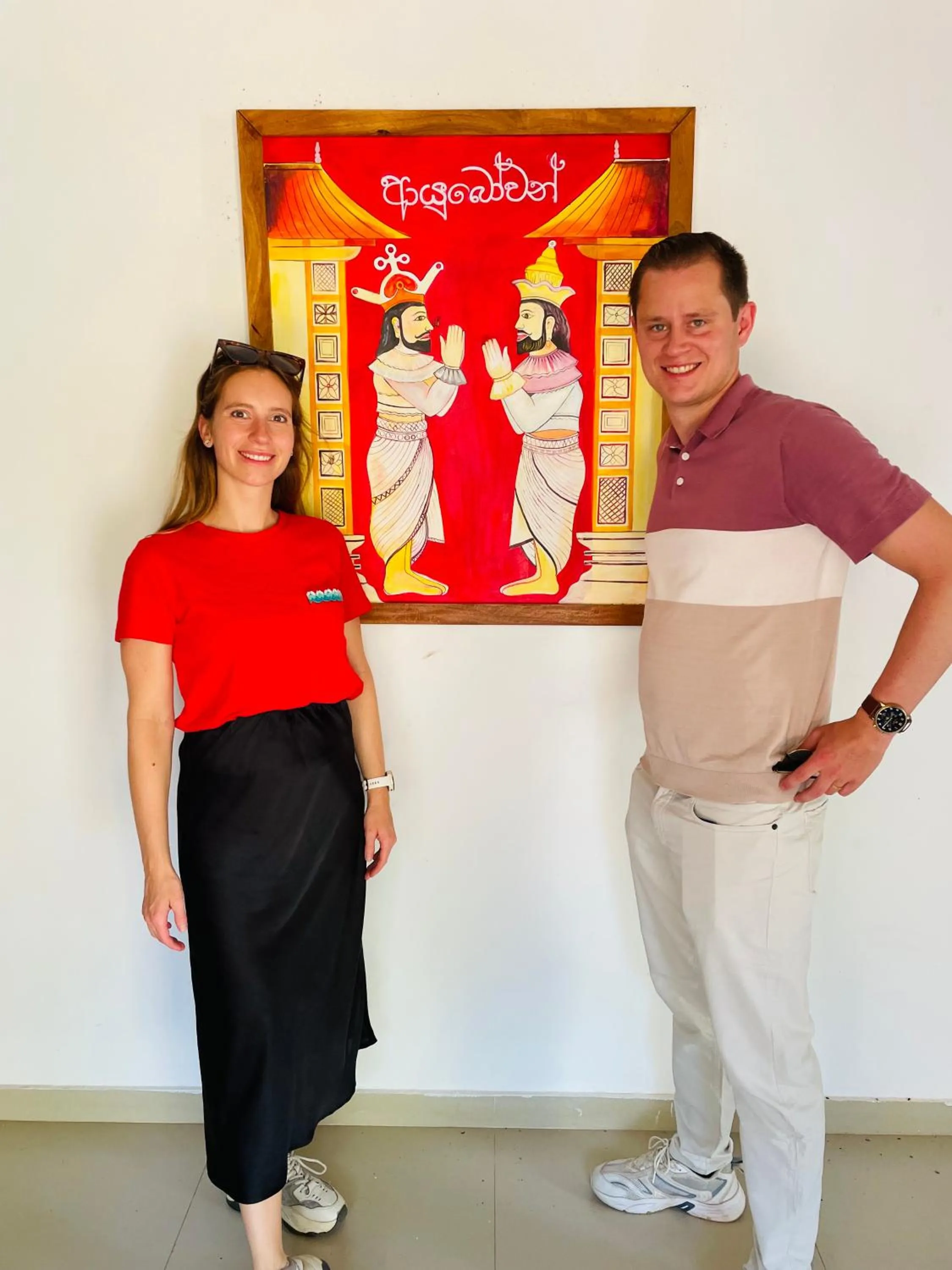 group of guests in Divine Villa