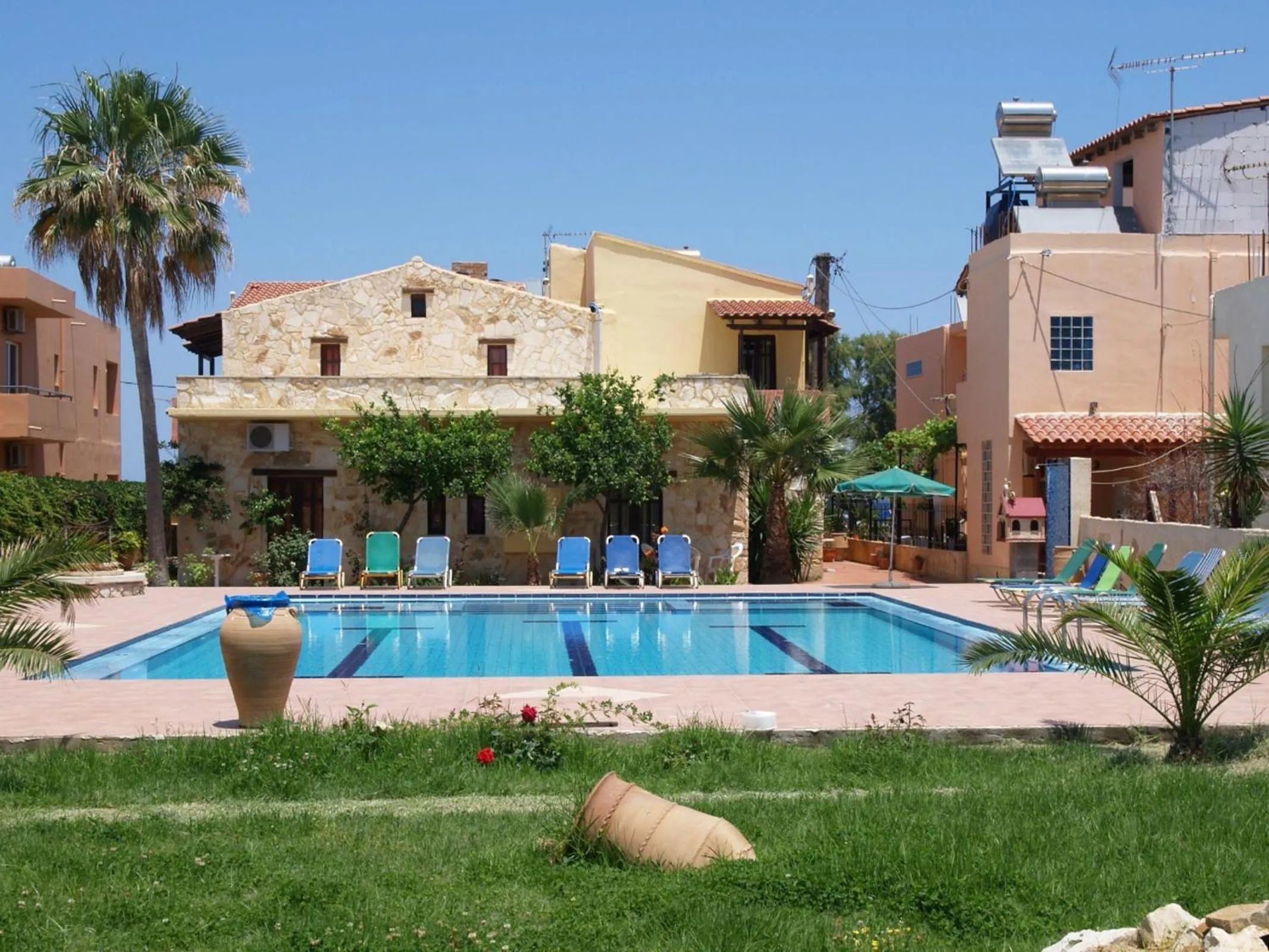 Bird's eye view in Villa Giorgos