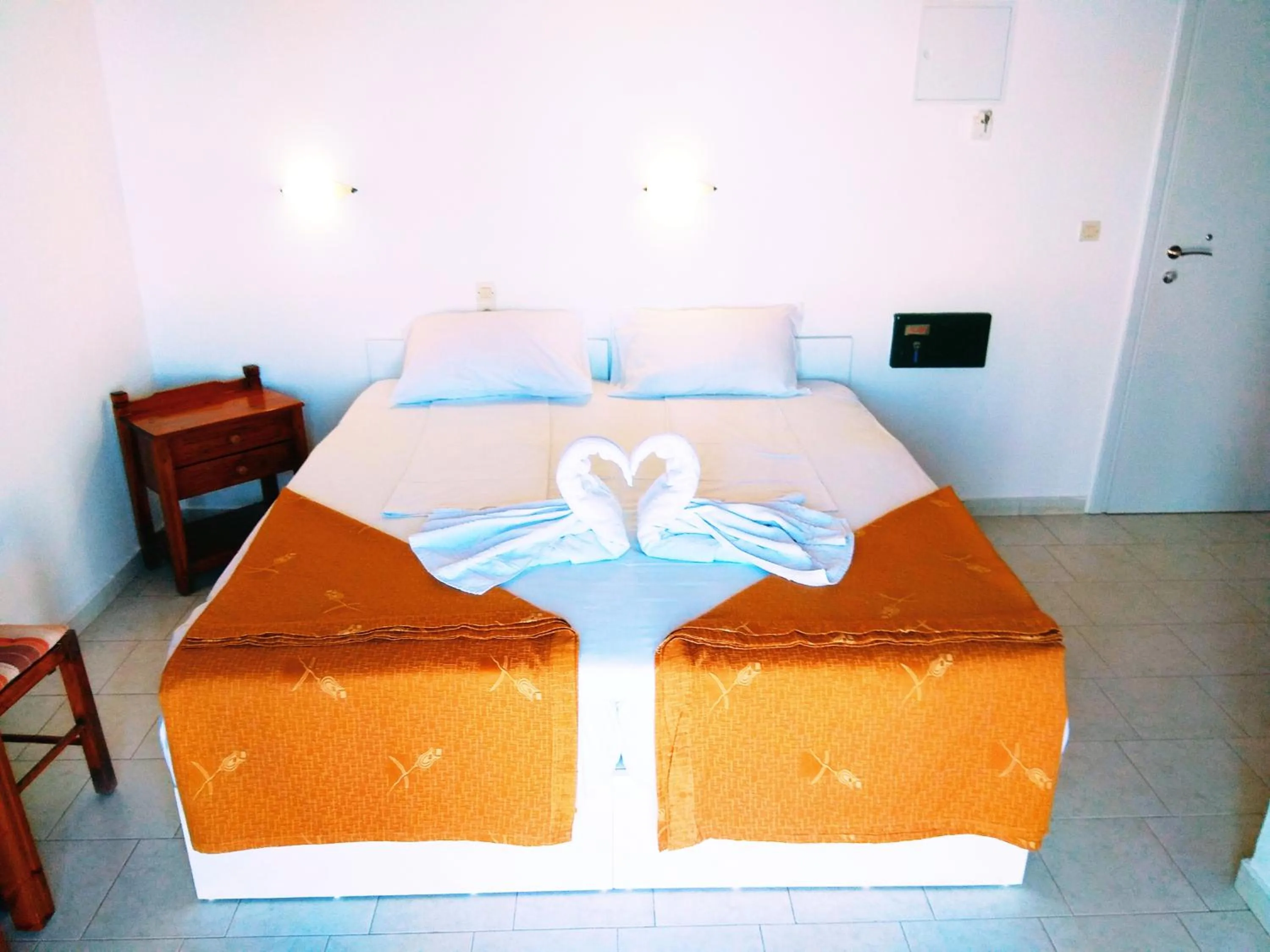 Bed in Villa Giorgos