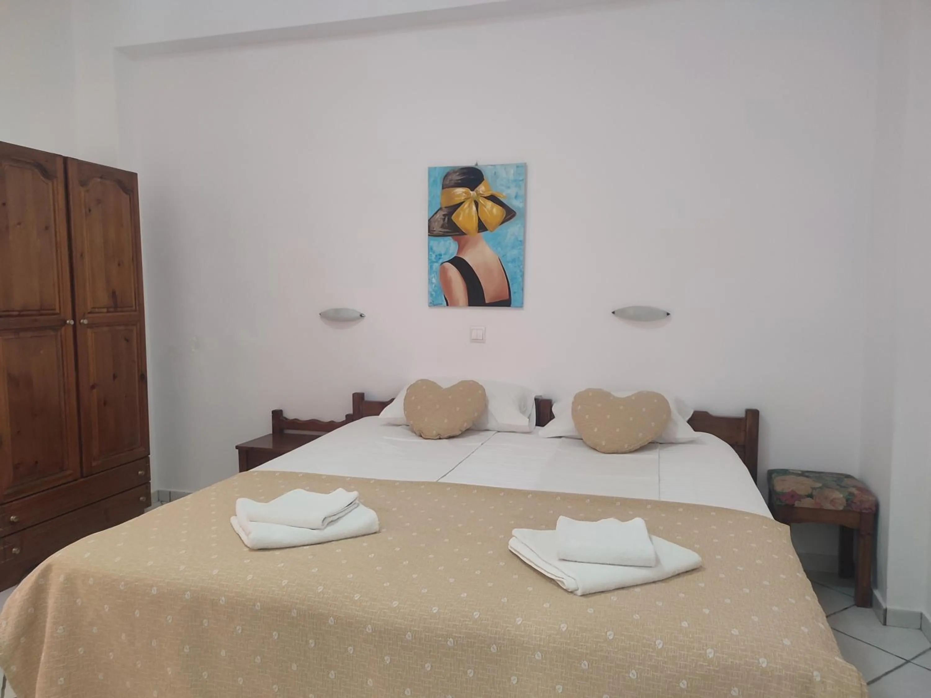 Bed in Villa Giorgos