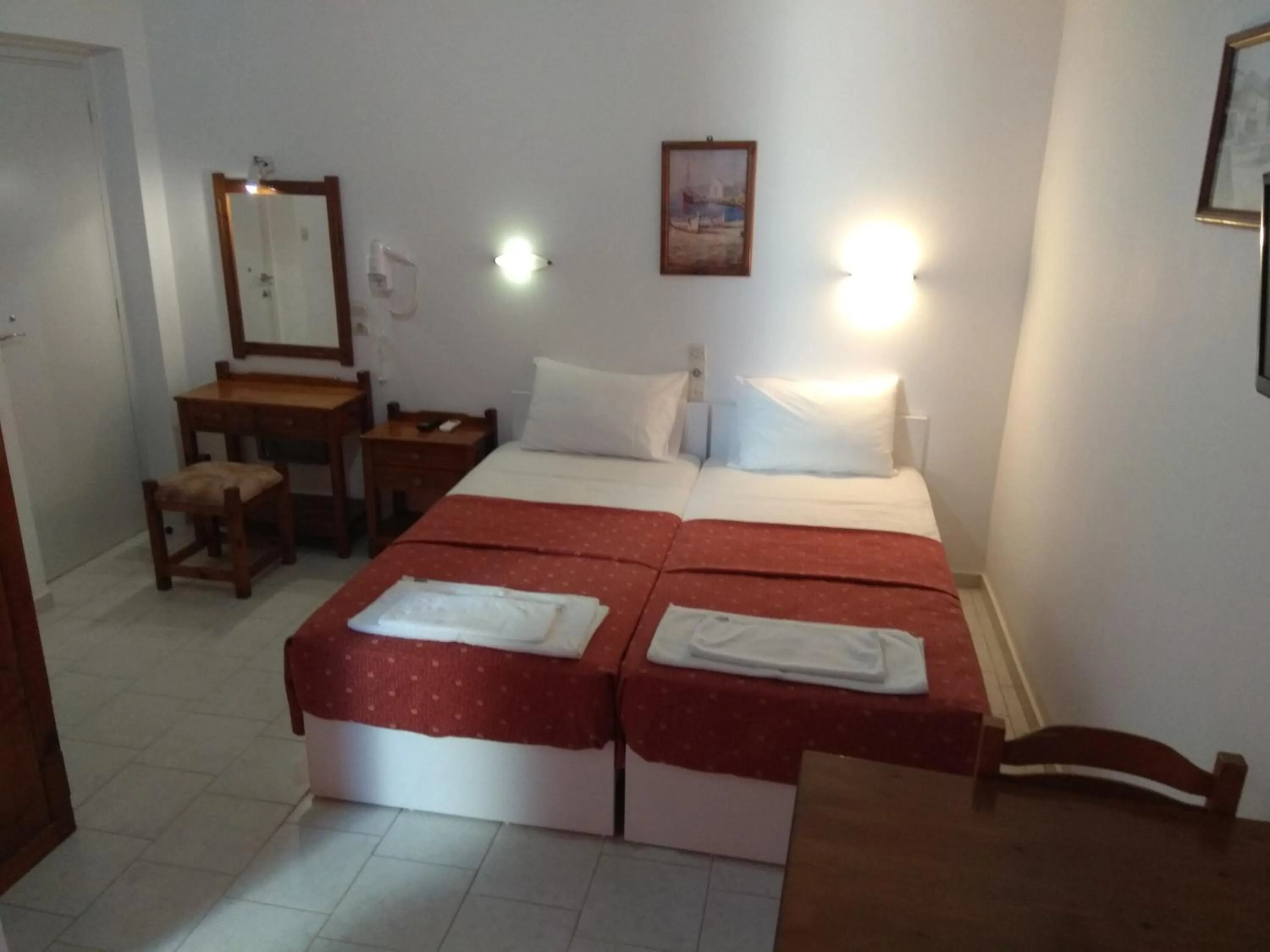 Bed in Villa Giorgos