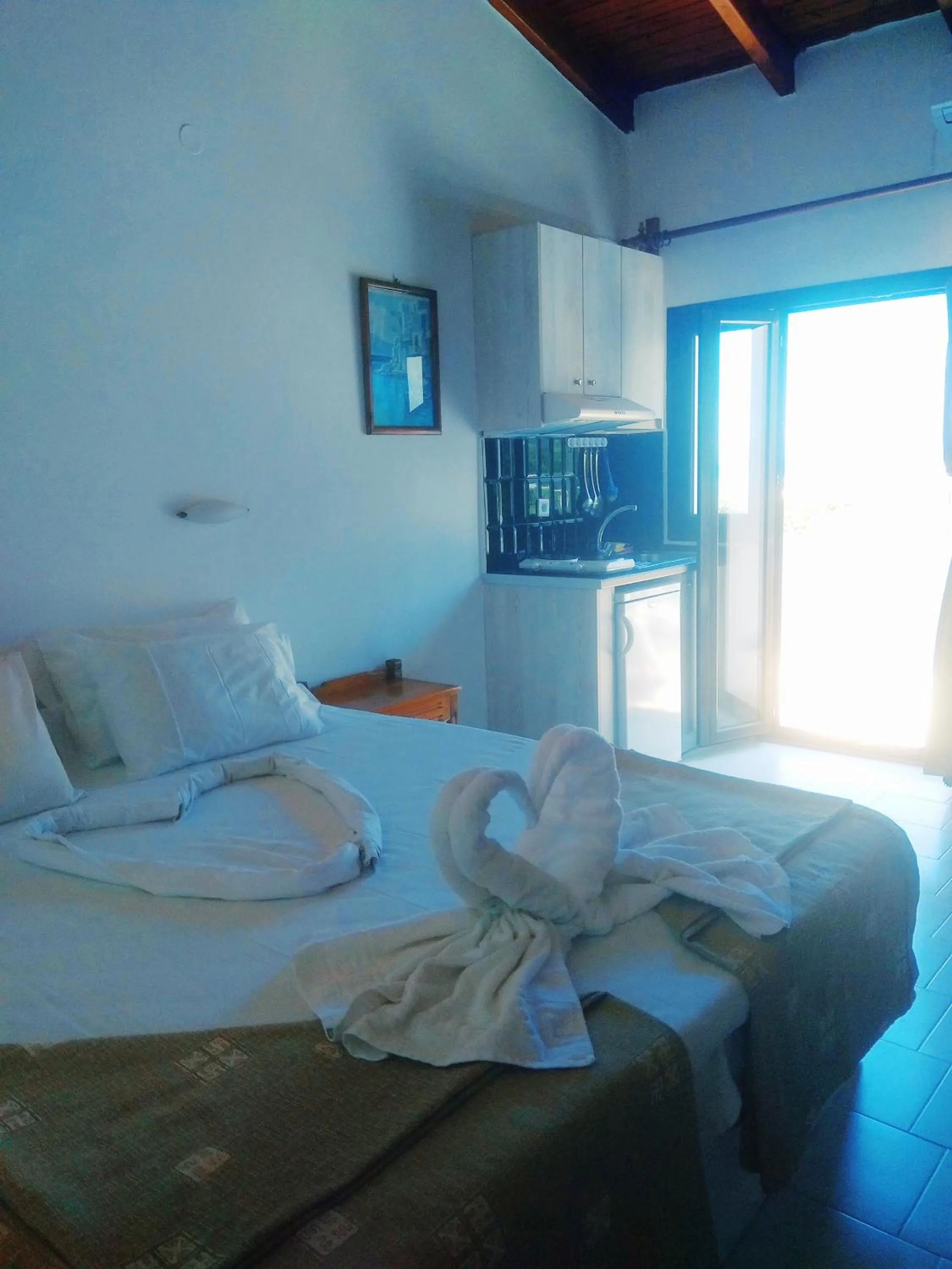 Bed in Villa Giorgos