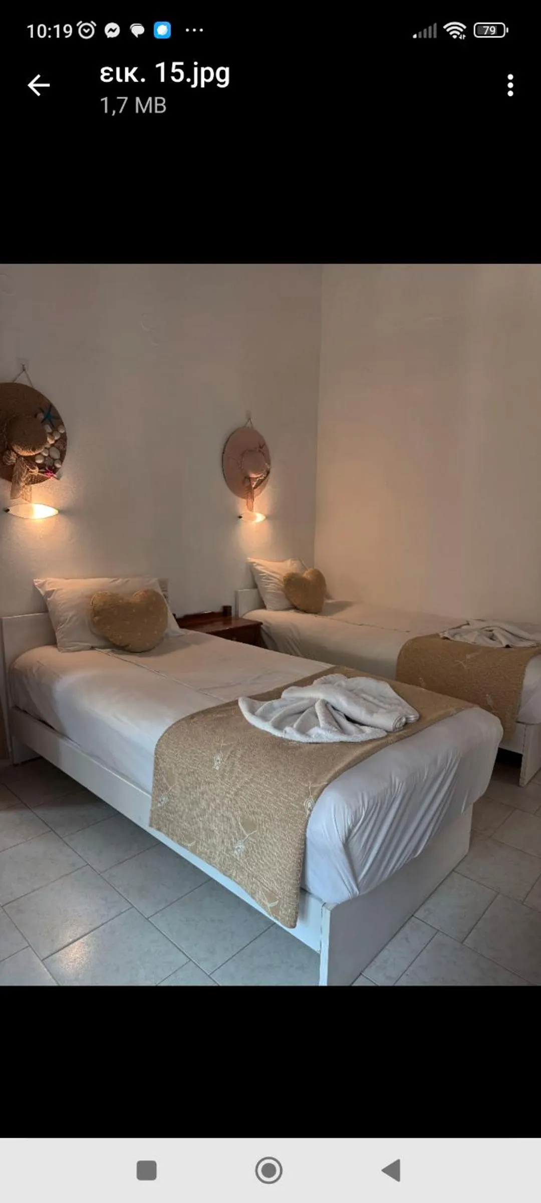 Bedroom in Villa Giorgos