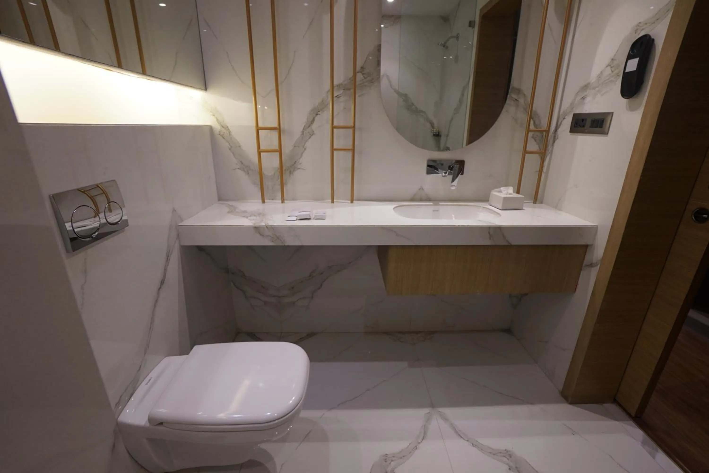 Bathroom in Clarks Inn Suites Raipur