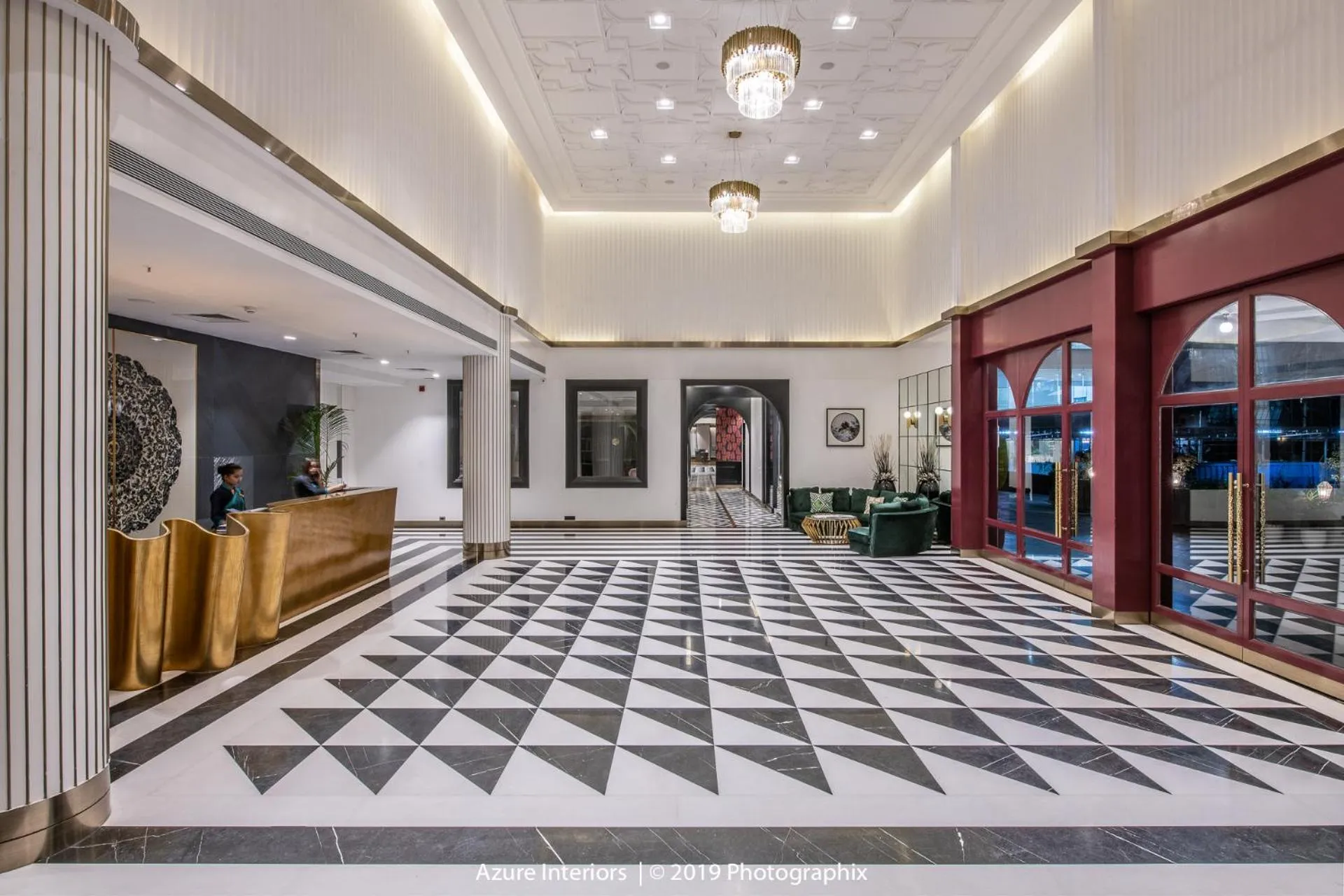 Lobby or reception in Clarks Inn Suites Raipur