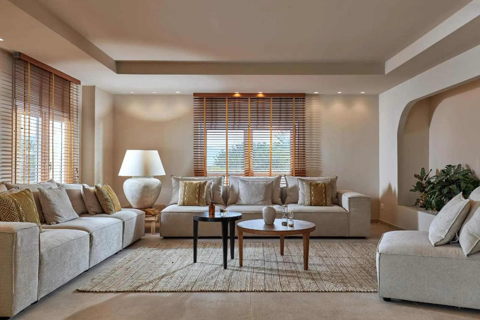 Living room in Vasia Sea Retreat