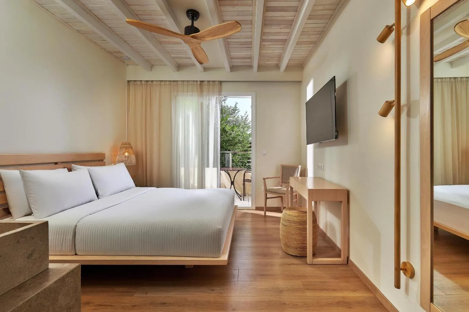 Property building, Bed in Vasia Sea Retreat