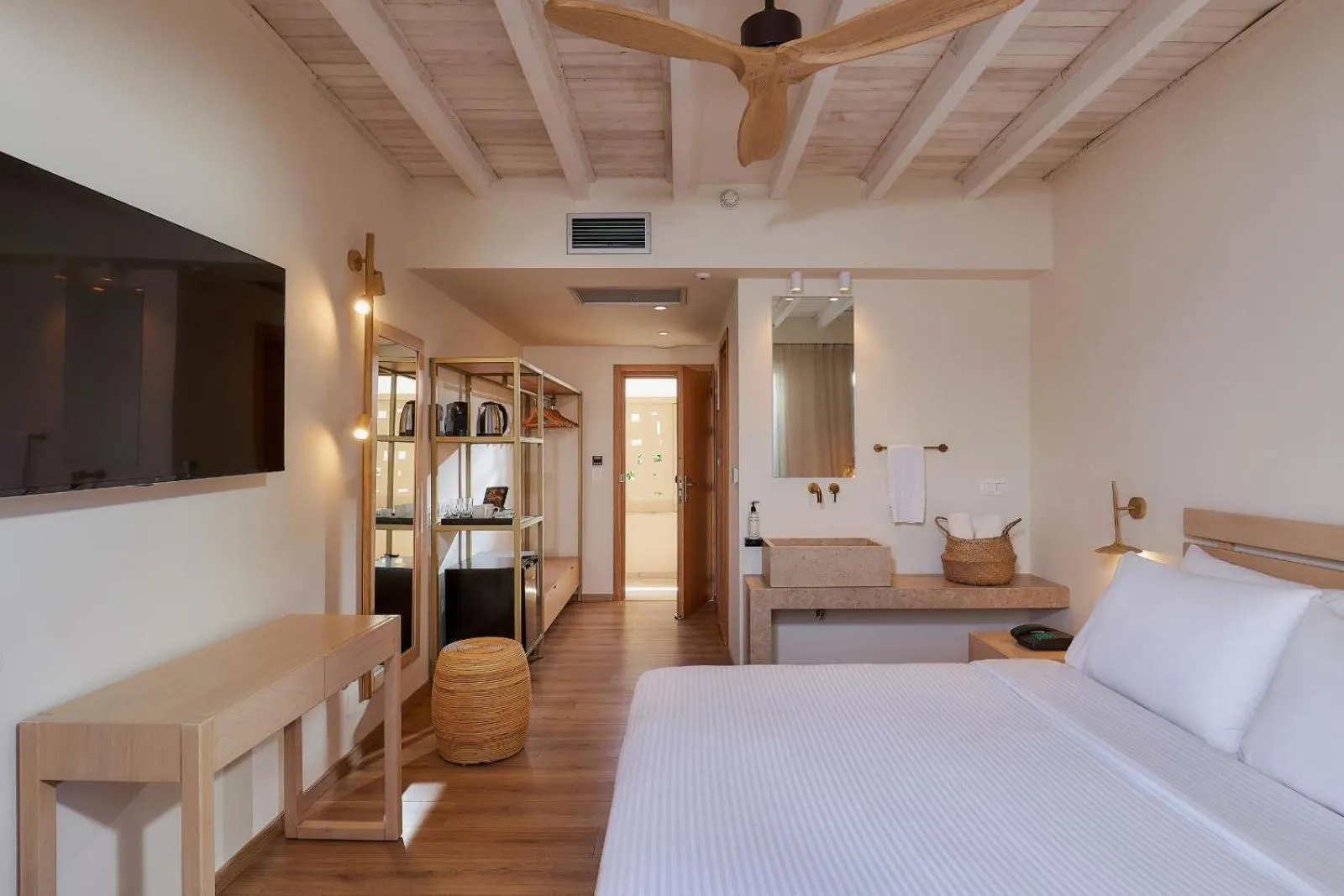 Property building, Bed in Vasia Sea Retreat