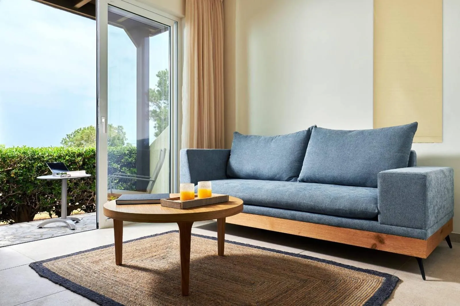 Seating area in Vasia Sea Retreat