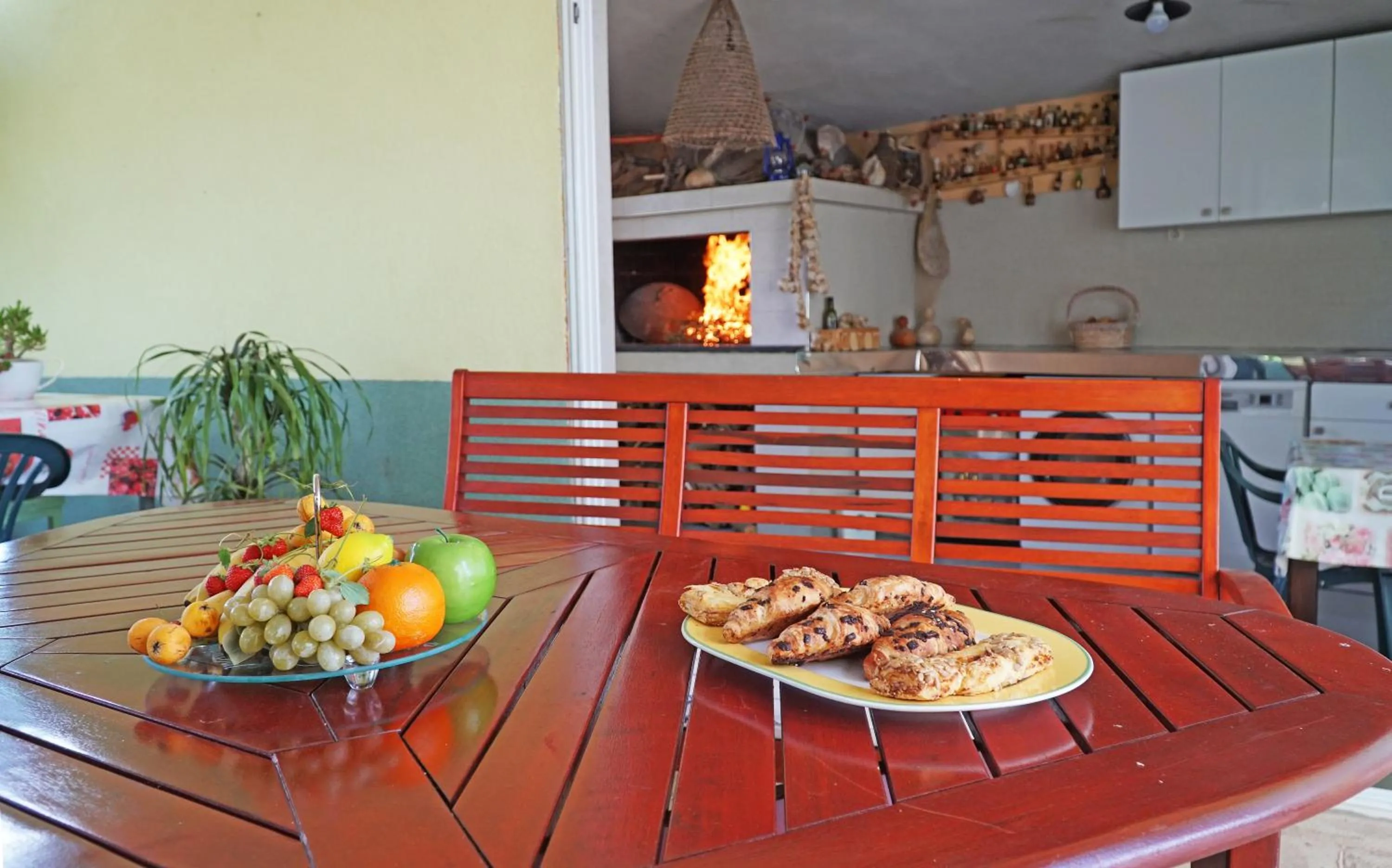 BBQ facilities in Apartments Petra