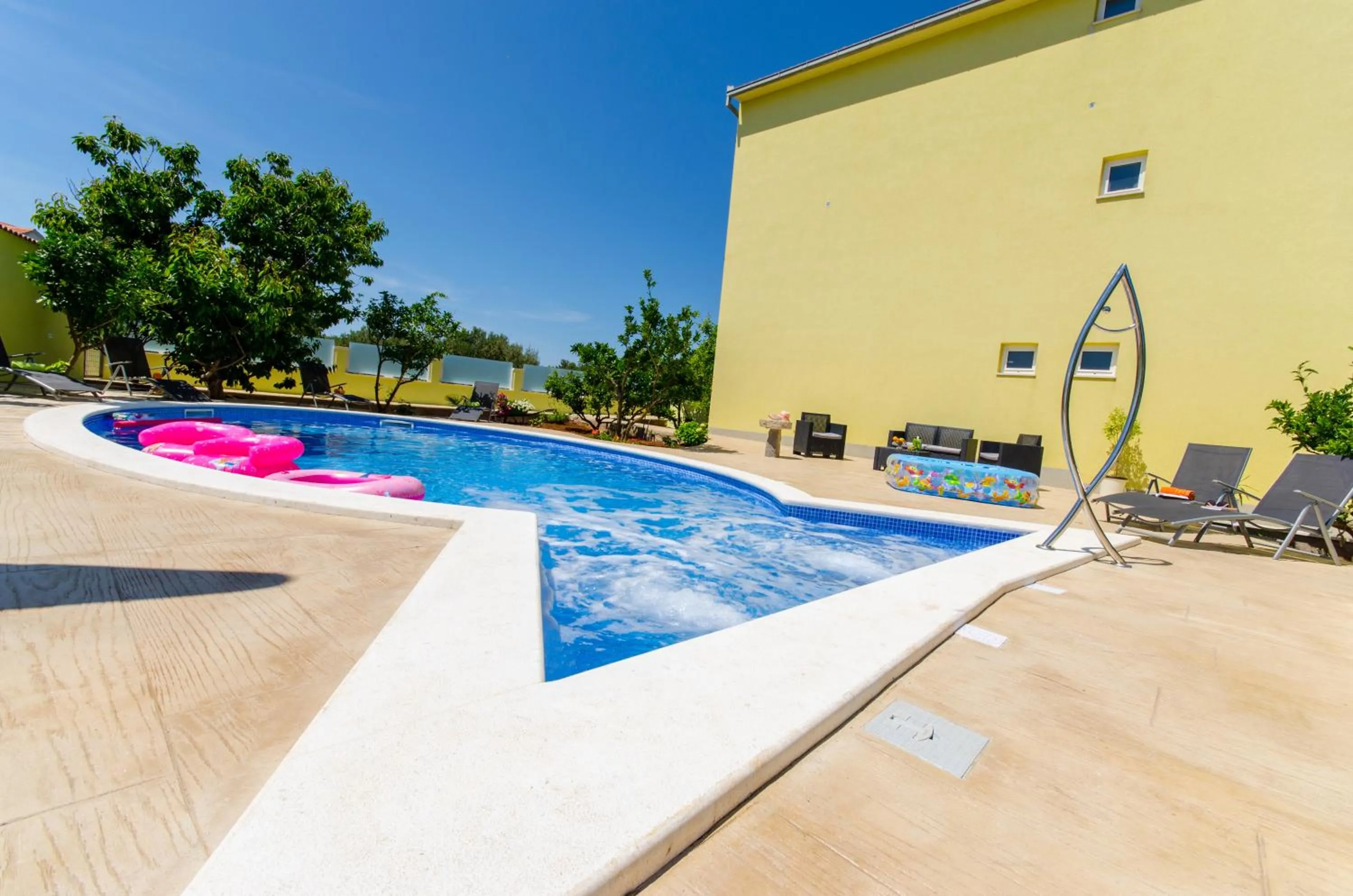 Swimming pool in Apartments Petra