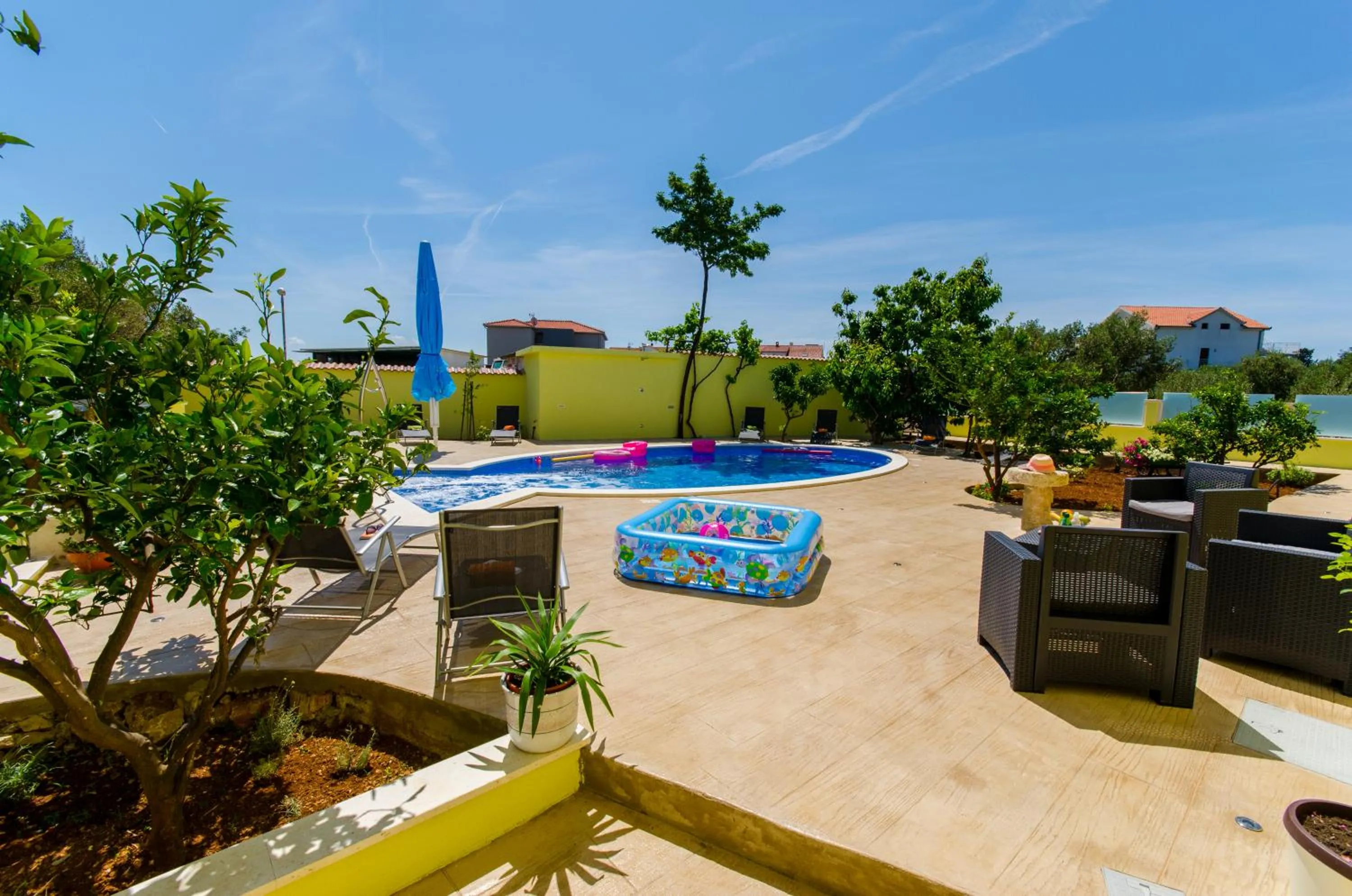 Swimming pool in Apartments Petra