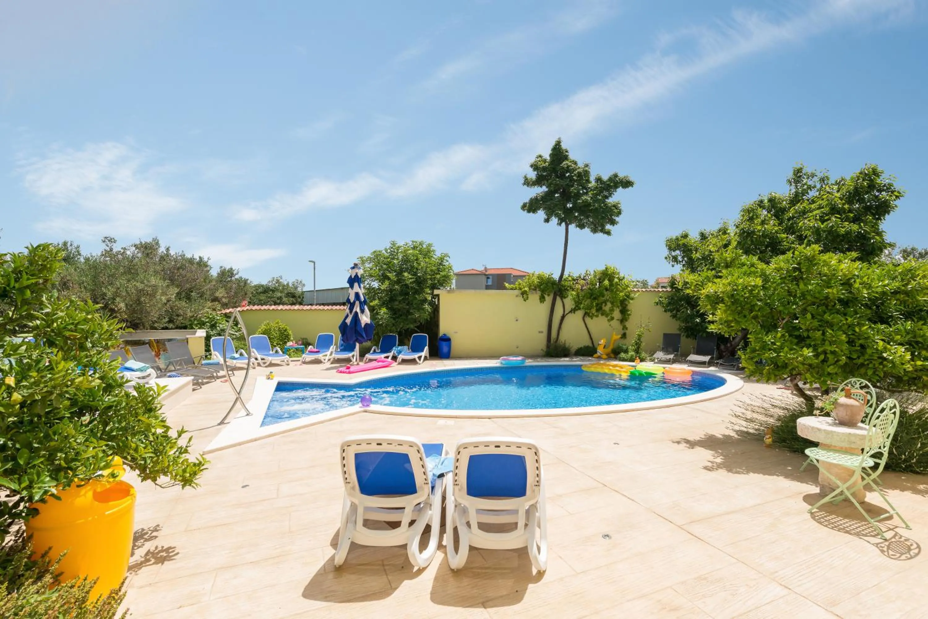 Swimming pool in Apartments Petra