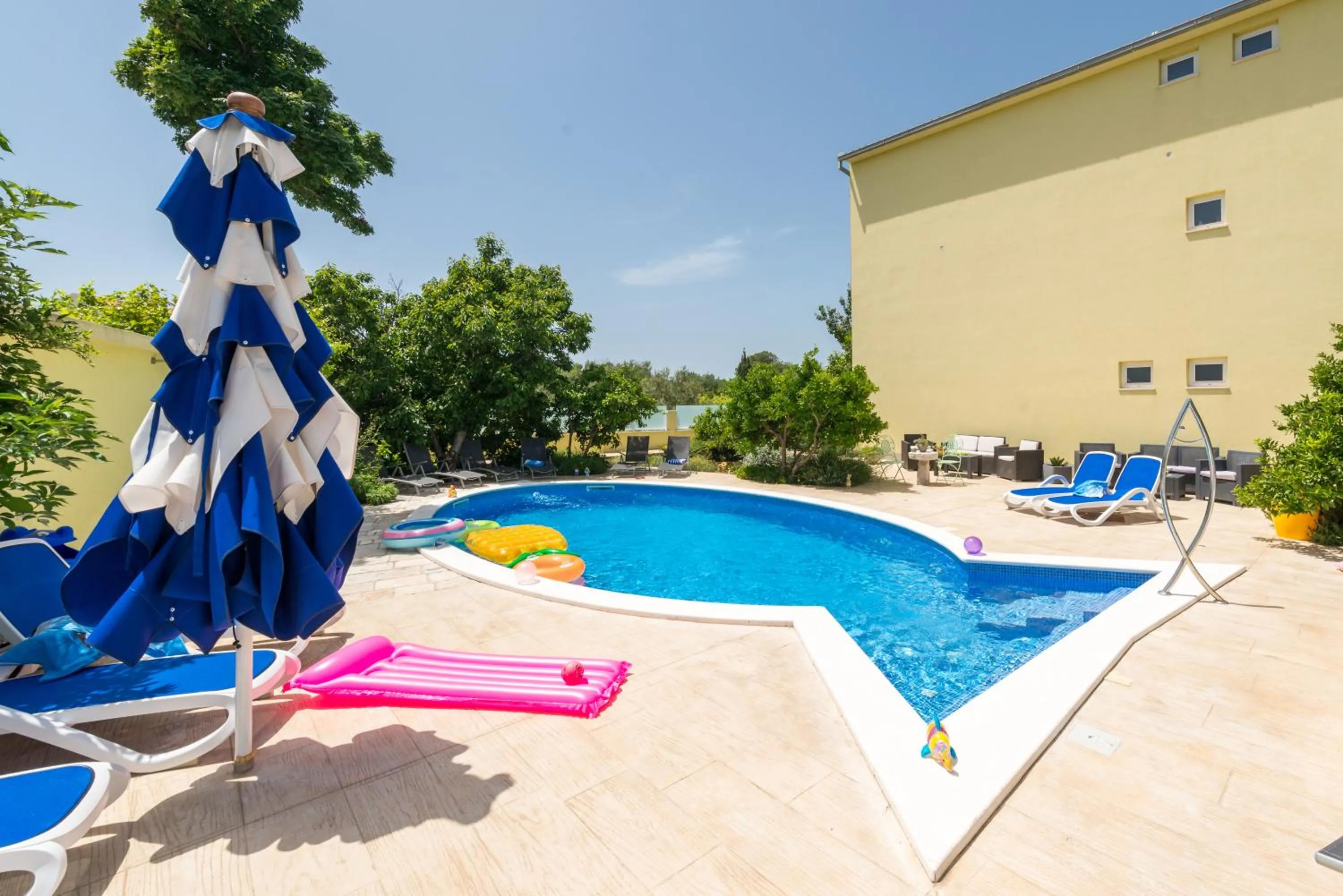 Swimming pool in Apartments Petra