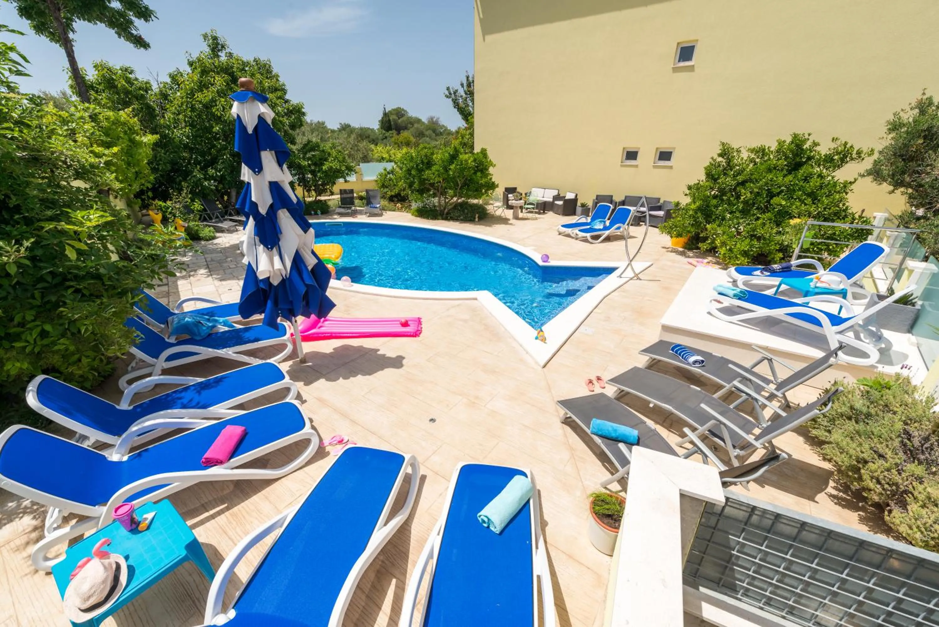 Swimming pool in Apartments Petra