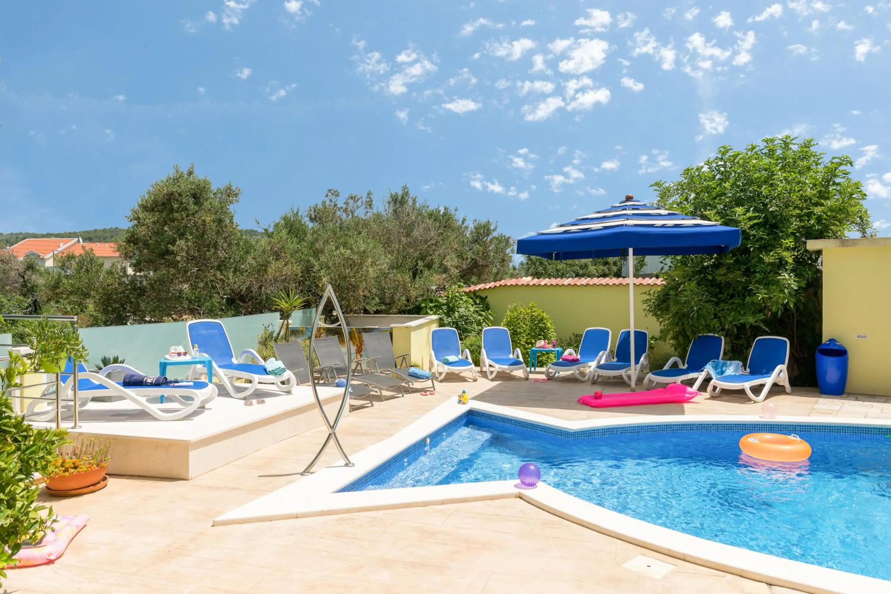 Swimming pool in Apartments Petra