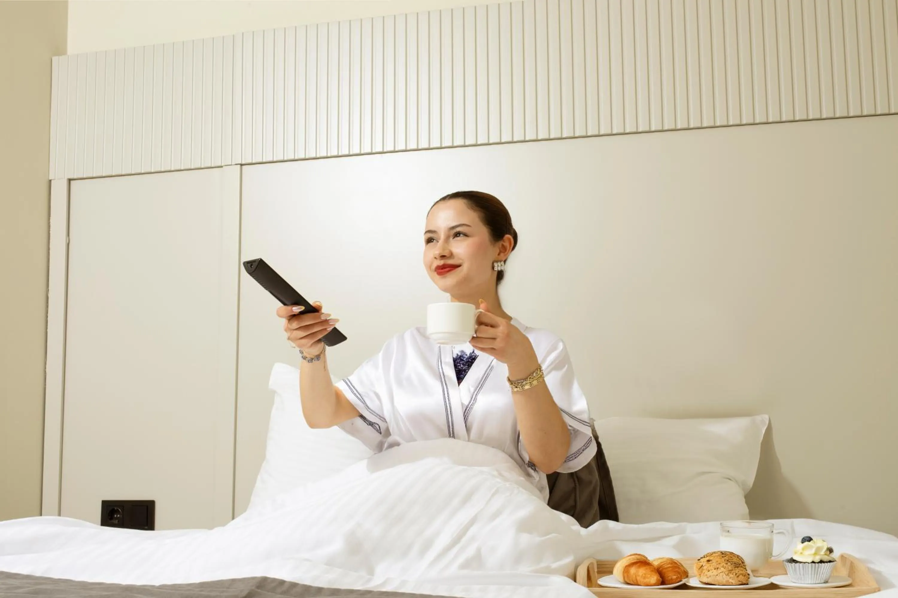 Bedroom in Orka Taksim Apart Hotel