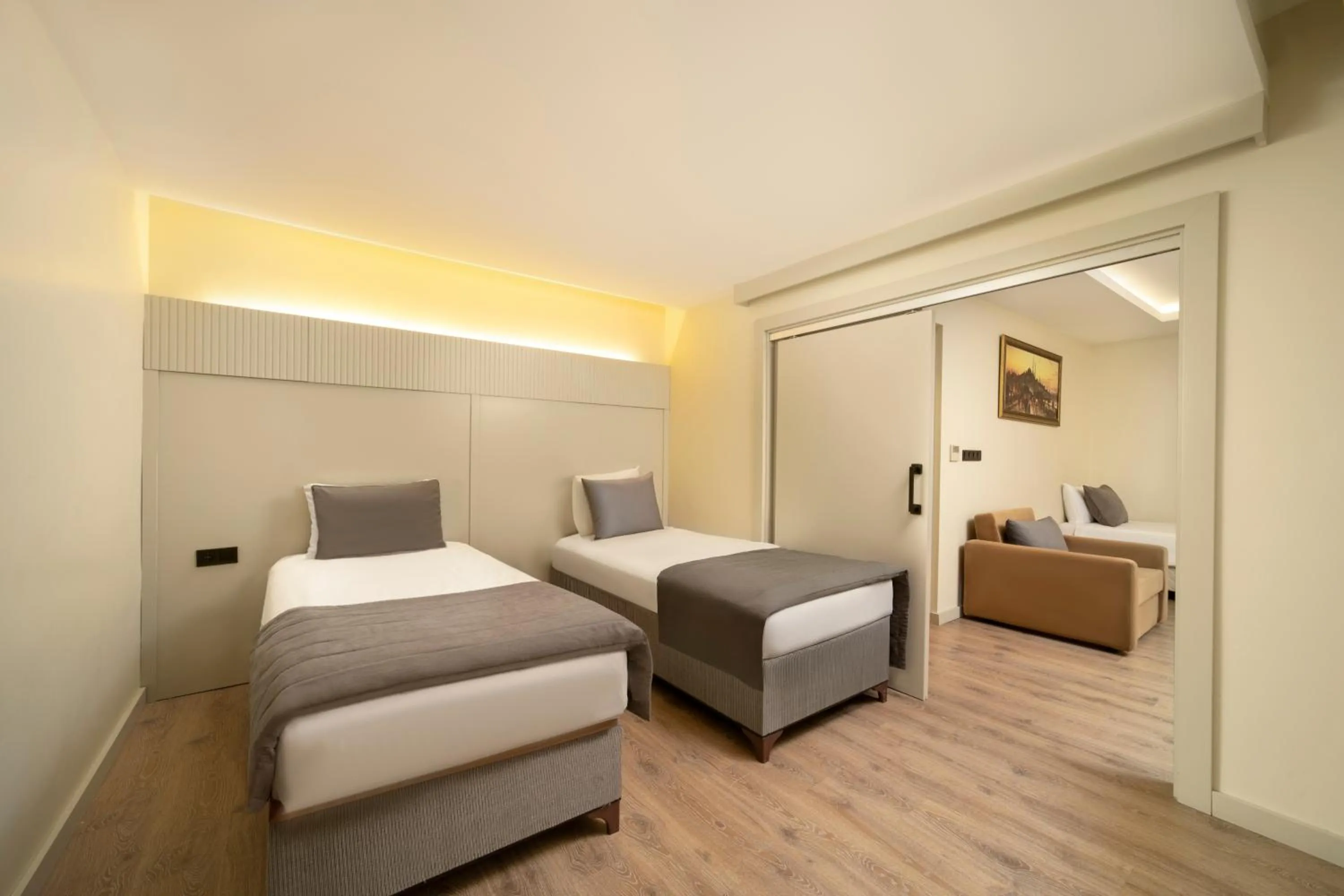 Living room in Orka Taksim Apart Hotel