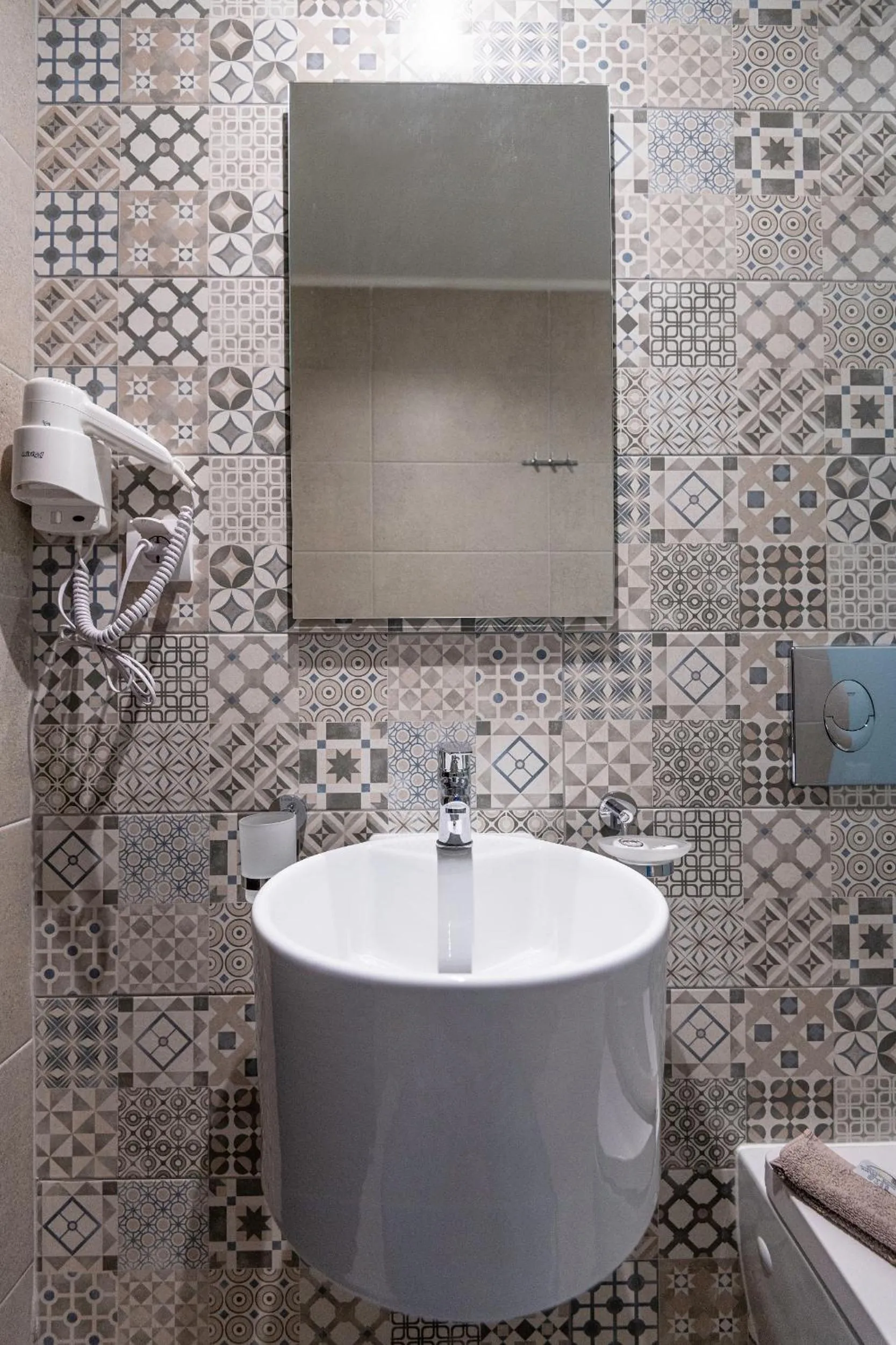 Bathroom in Olympia Hotel