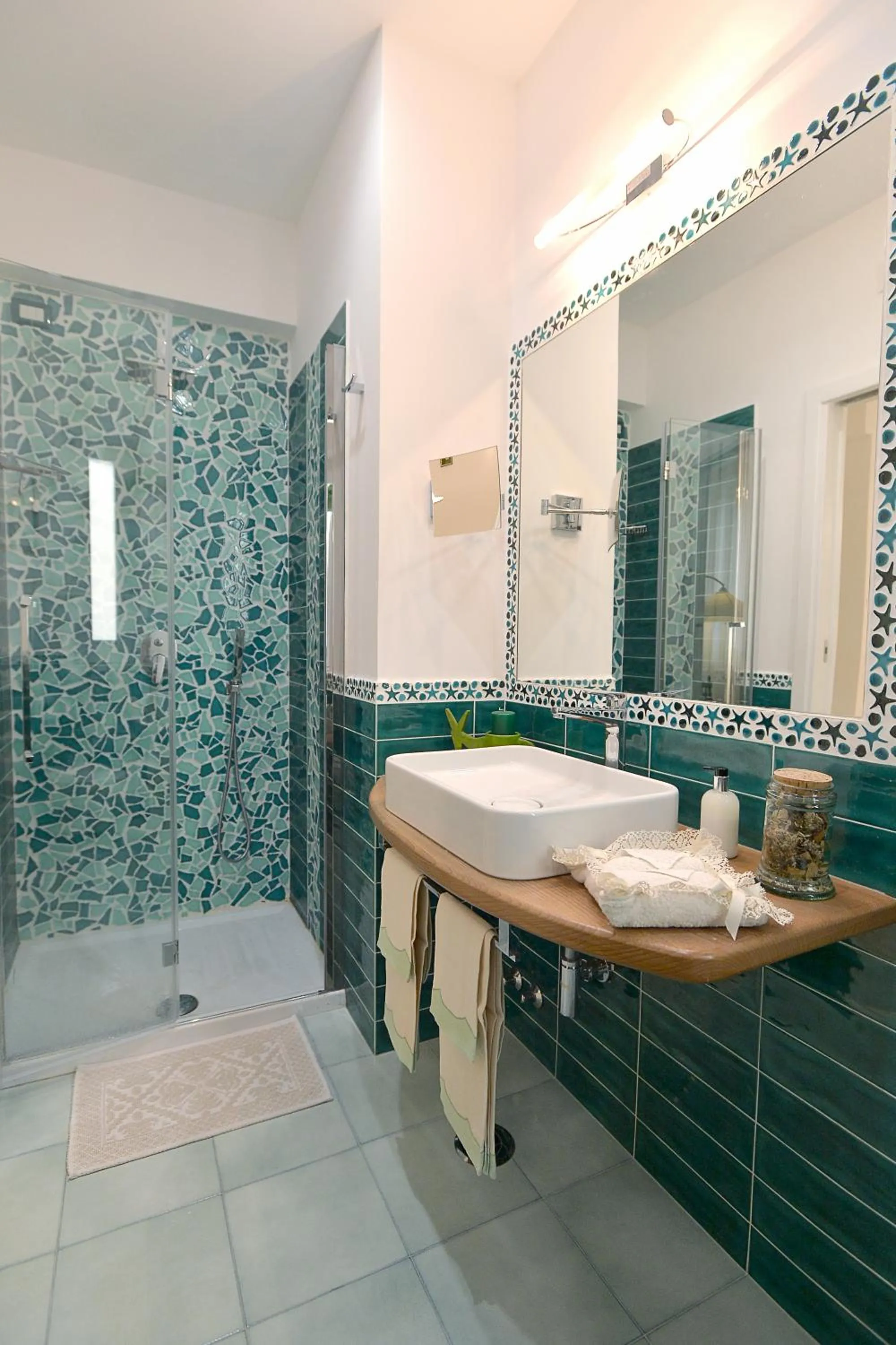 Shower in La Kenzia Casa Vacanze