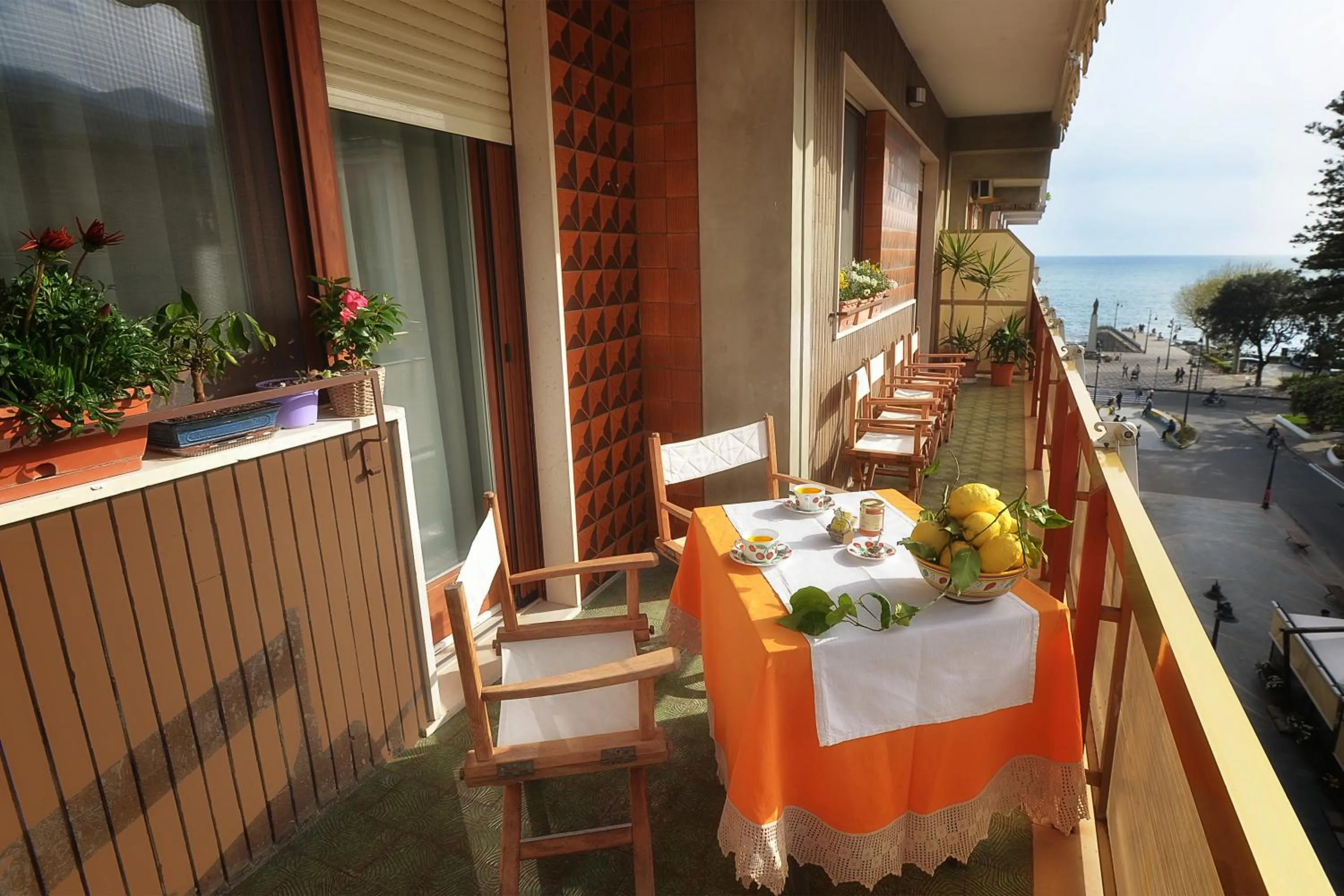 Balcony/Terrace in La Kenzia Casa Vacanze