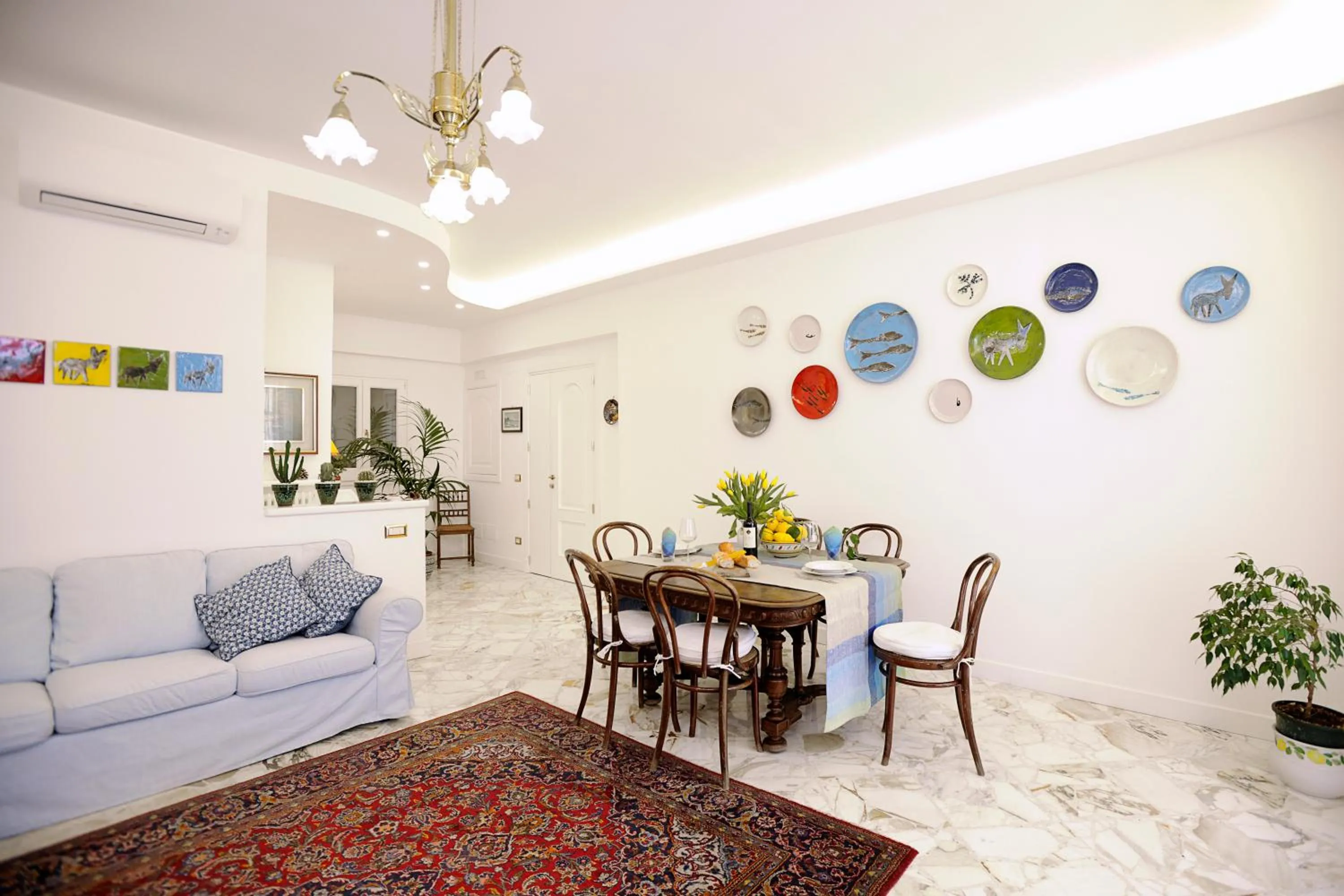Living room in La Kenzia Casa Vacanze