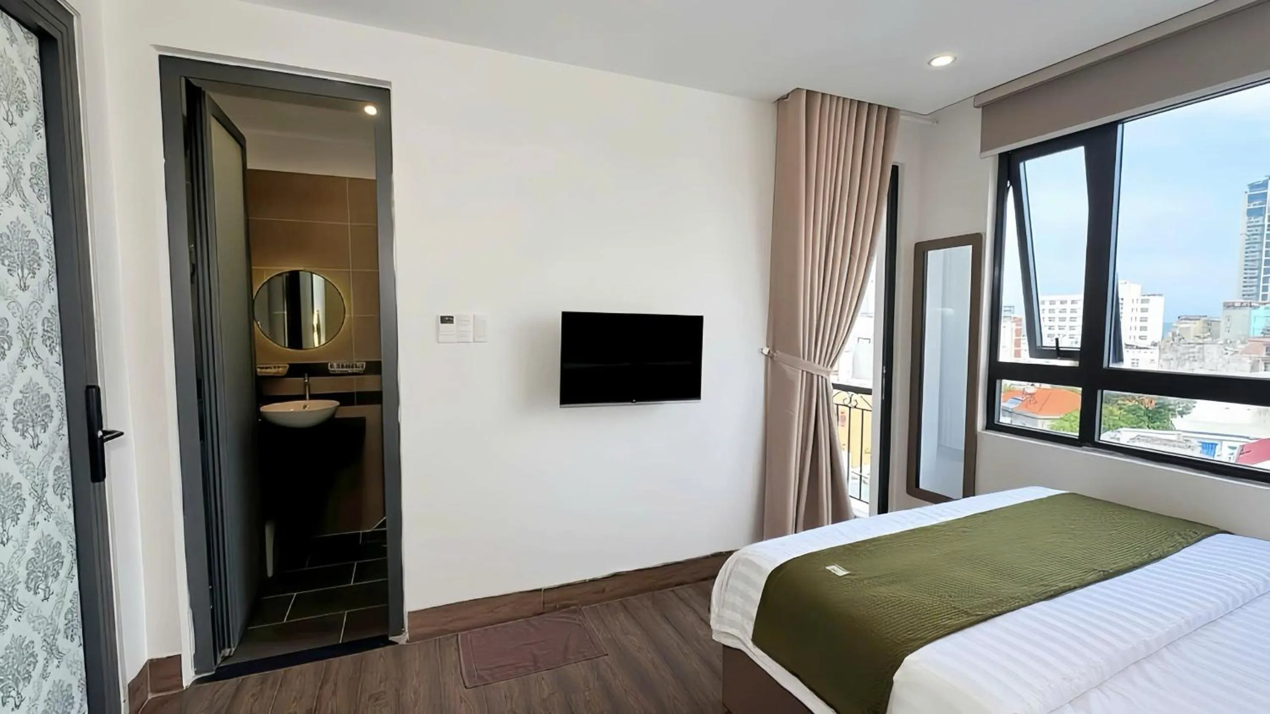 Bed in Nếp Apartment Hotel