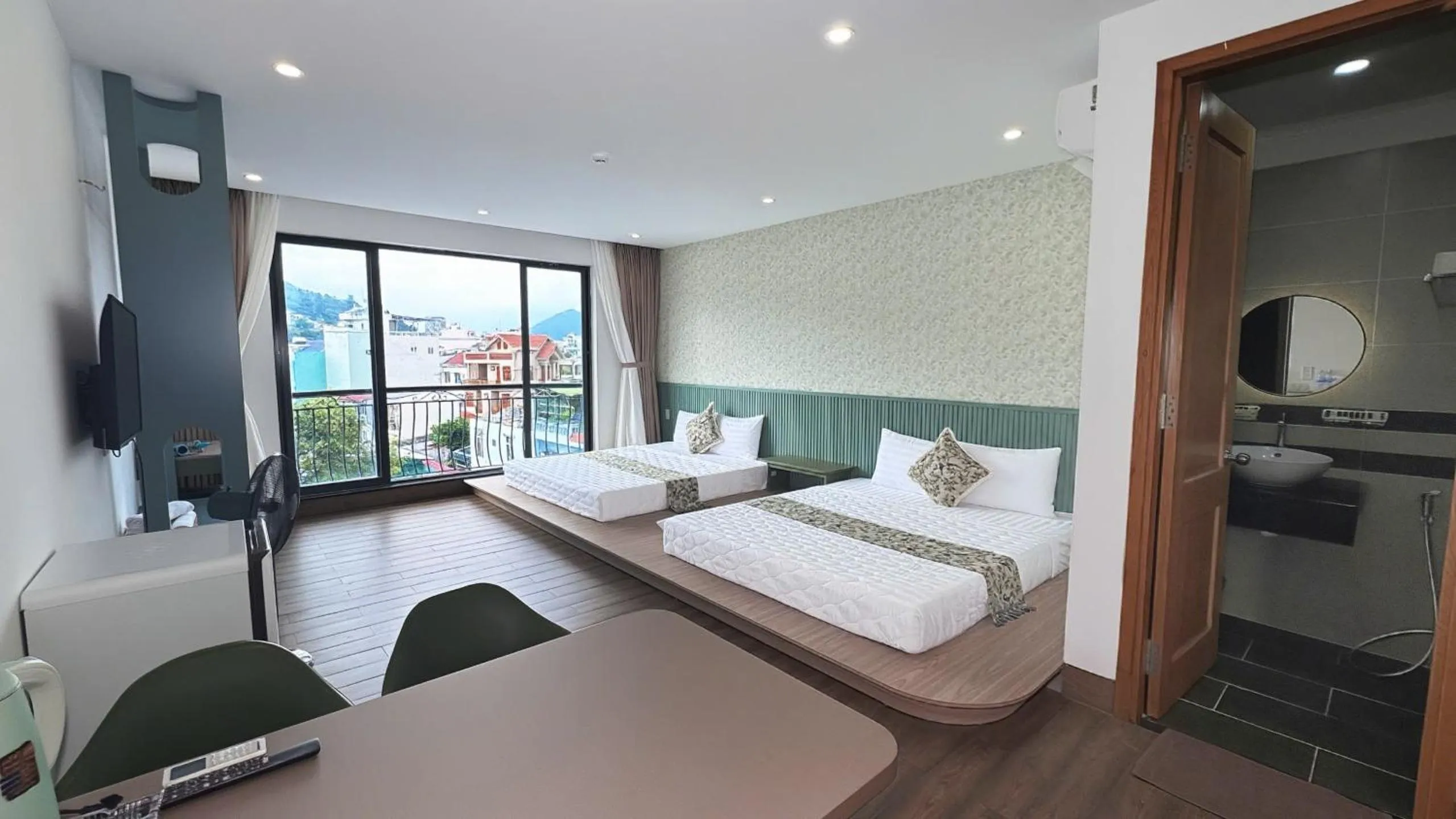 Bed in Nếp Apartment Hotel