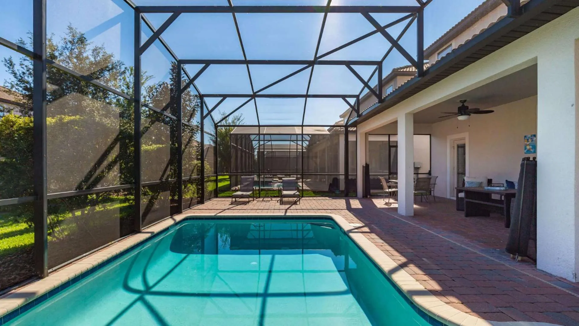 Swimming pool in Moonlight Ridge - 5 bed ChampionsGate Resort pool home