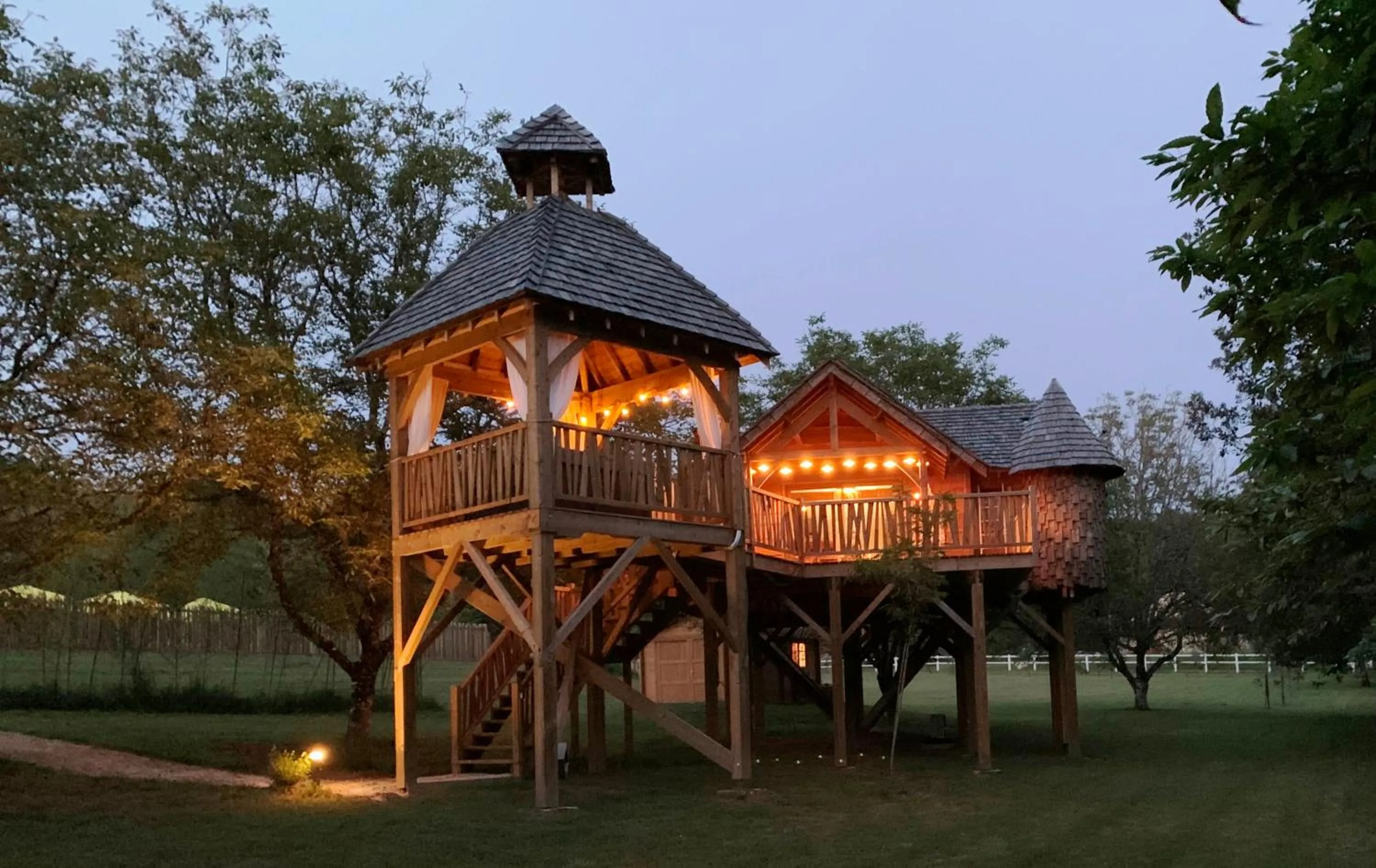 One-Bedroom Chalet in Domaine de Campagnac - Spa & Sauna