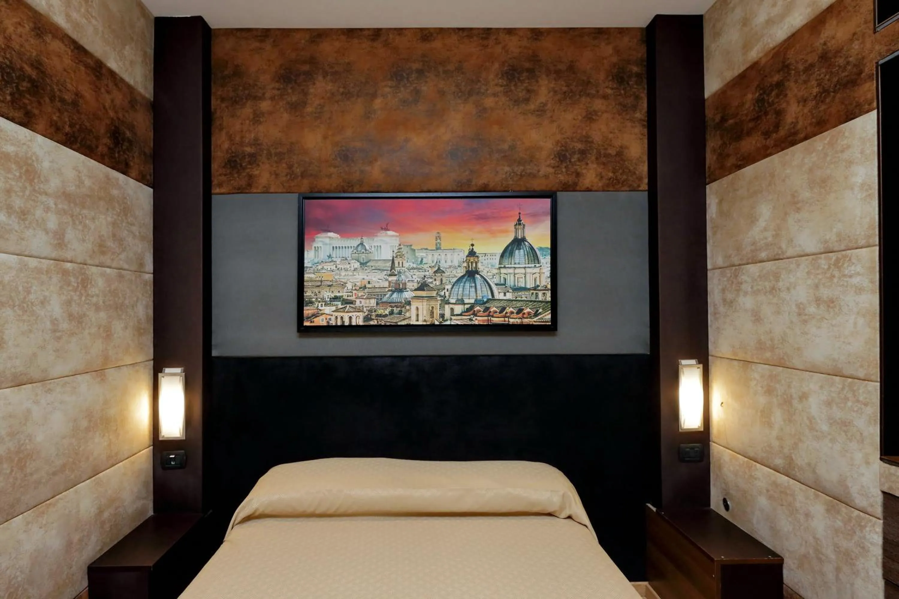 Bed in Gialli Vatican Guesthouse