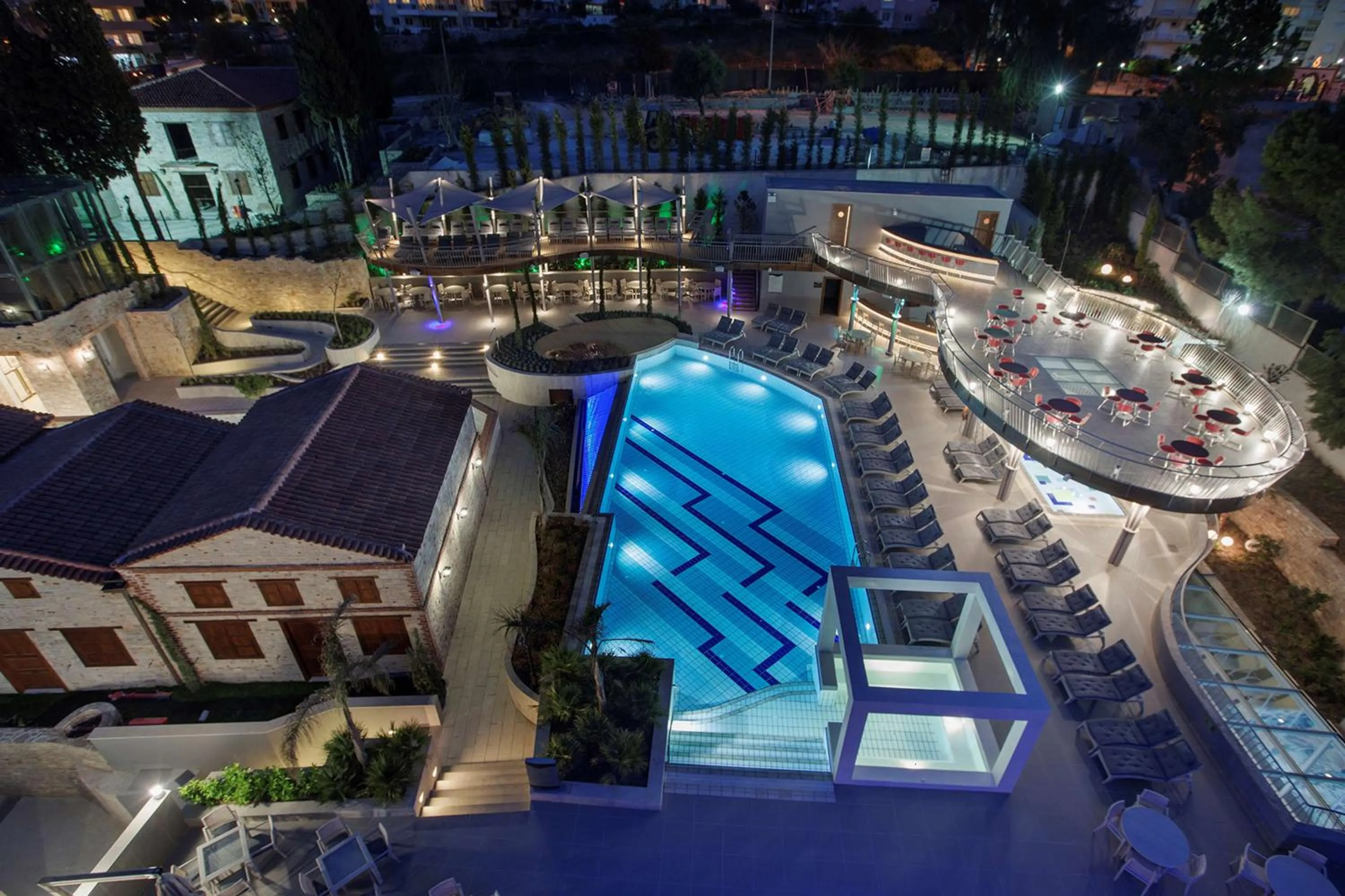 Pool view in DoubleTree by Hilton Kusadasi