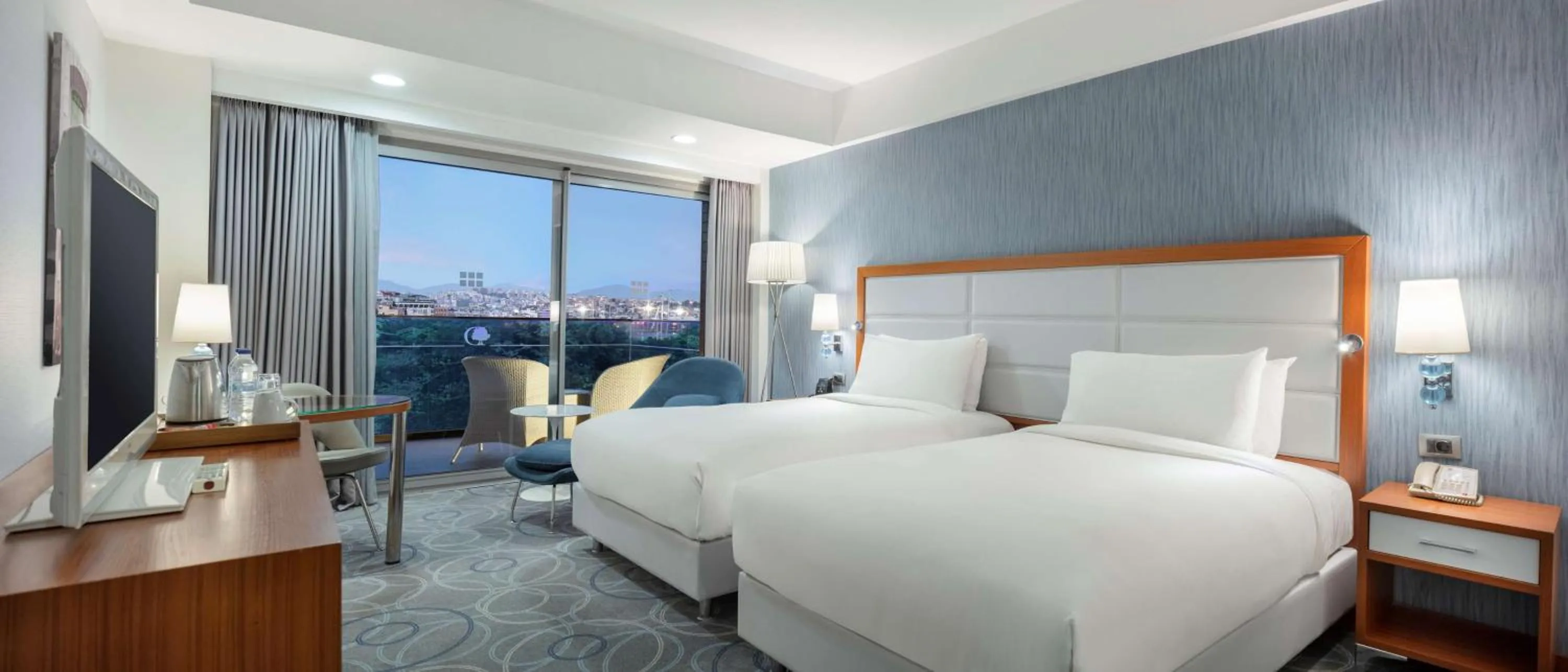 Bedroom, Bed in DoubleTree by Hilton Kusadasi