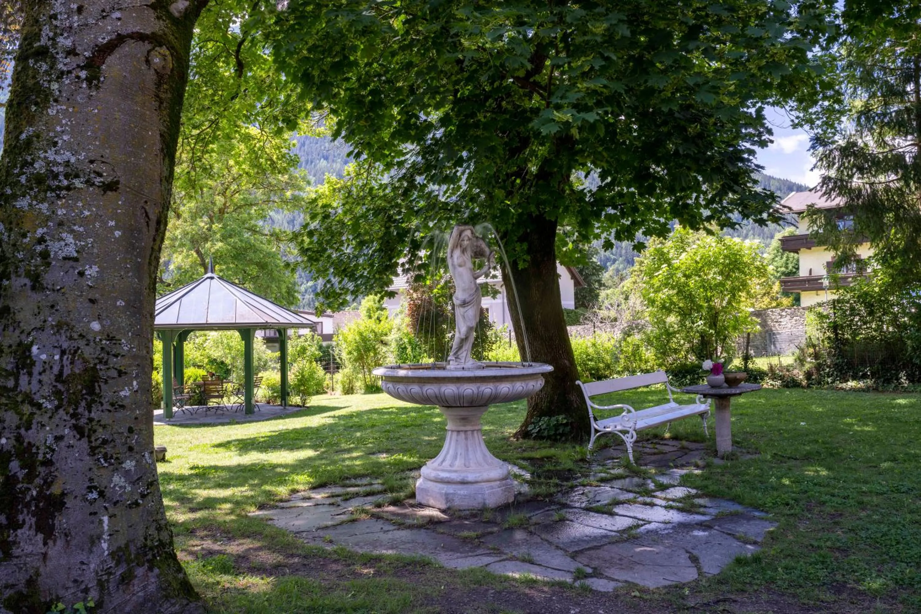 Garden in Landhotel Pacher