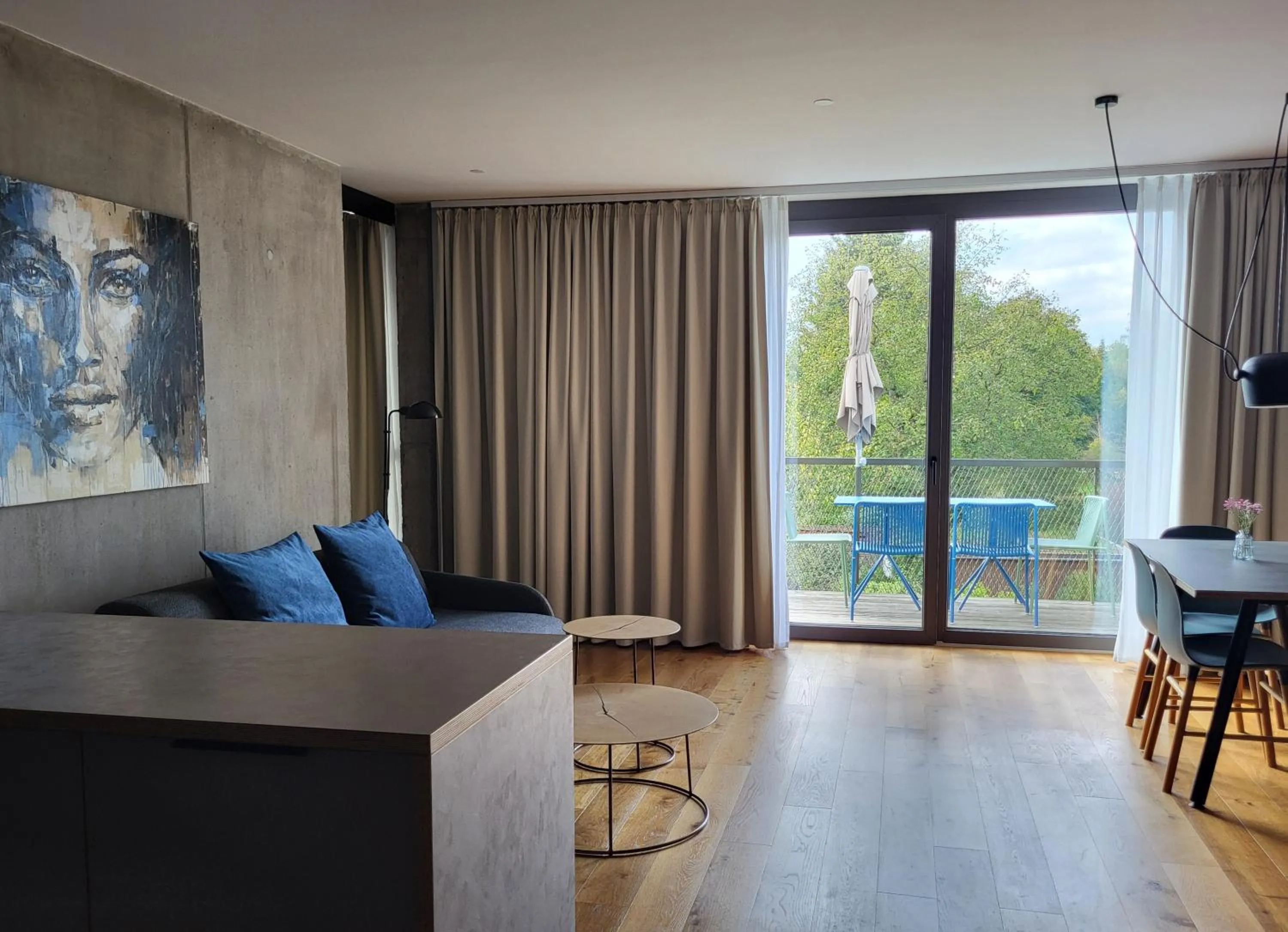 Living room in Sternen Bohlingen Aparthotel