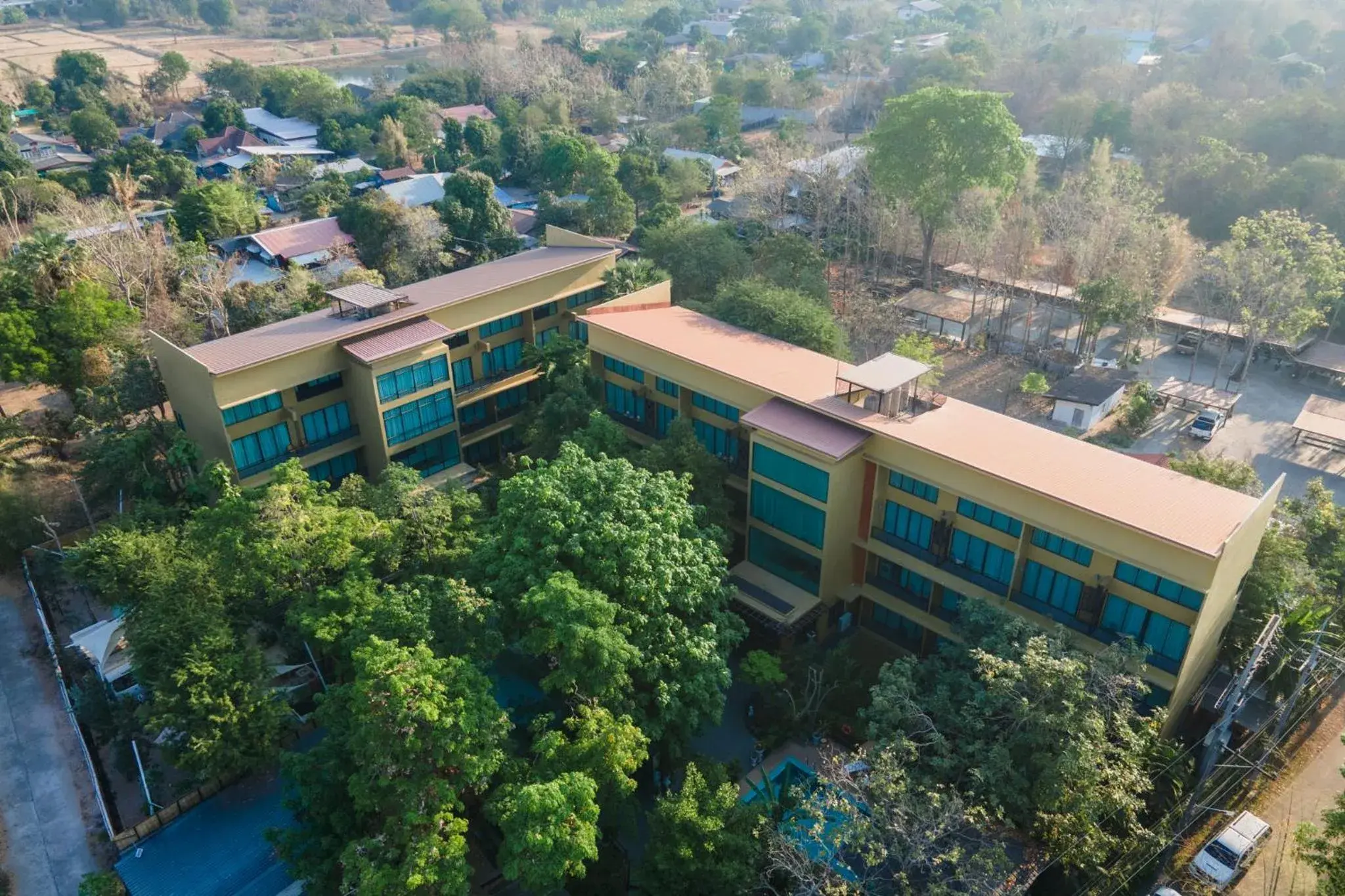 Bird's eye view in TREX Buriram Boutique Hotel Bird's eye view in TREX Buriram Boutique Hotel
