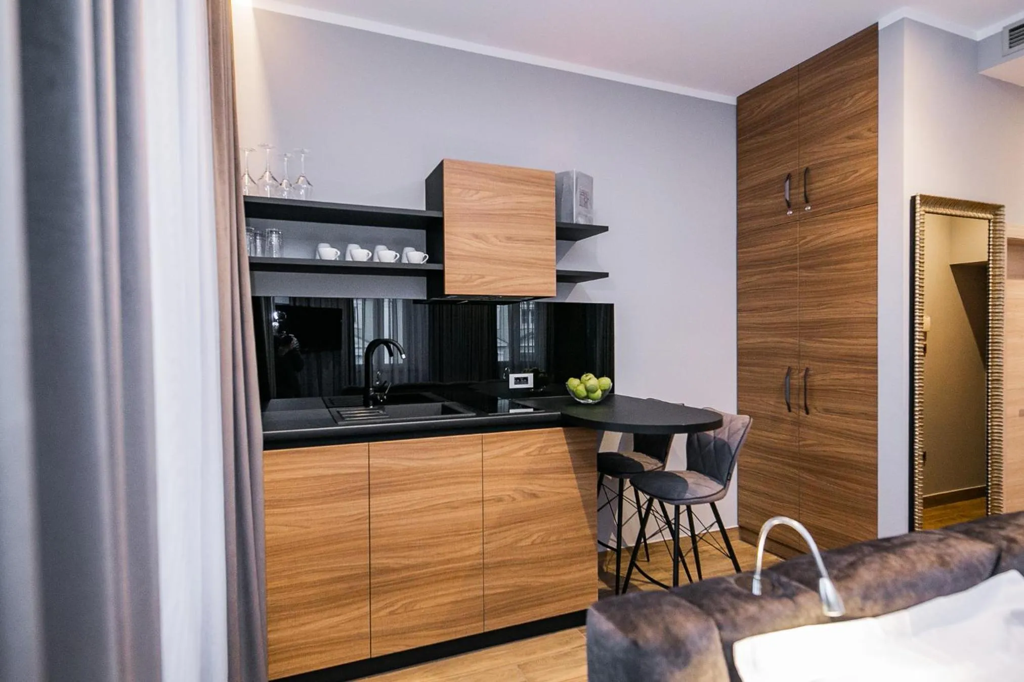 Kitchen or kitchenette in Teatro Suite & Rooms