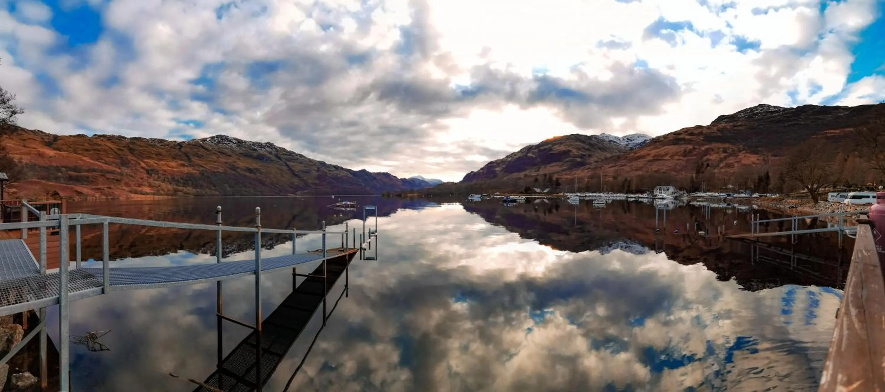 Natural landscape in Bonnie Banks Lodge Ardlui