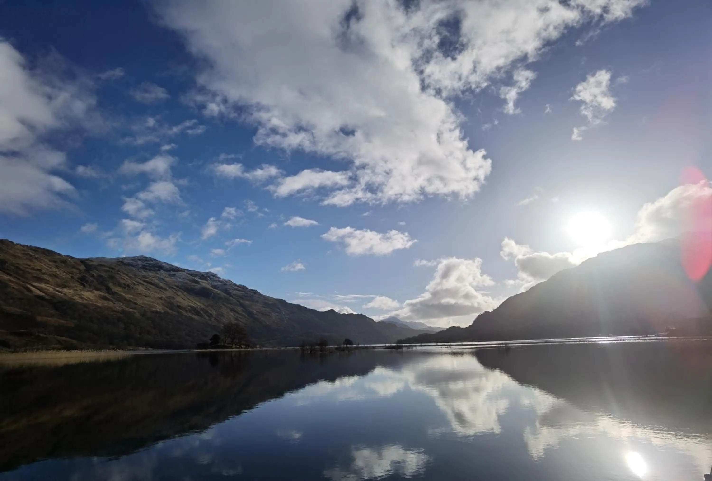 Natural landscape in Bonnie Banks Lodge Ardlui