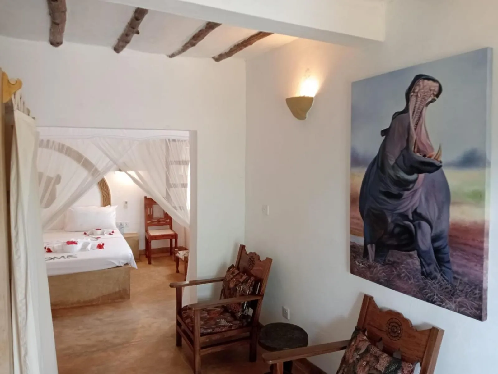 Bed in Boutique Hotel Nyumbani Tembo