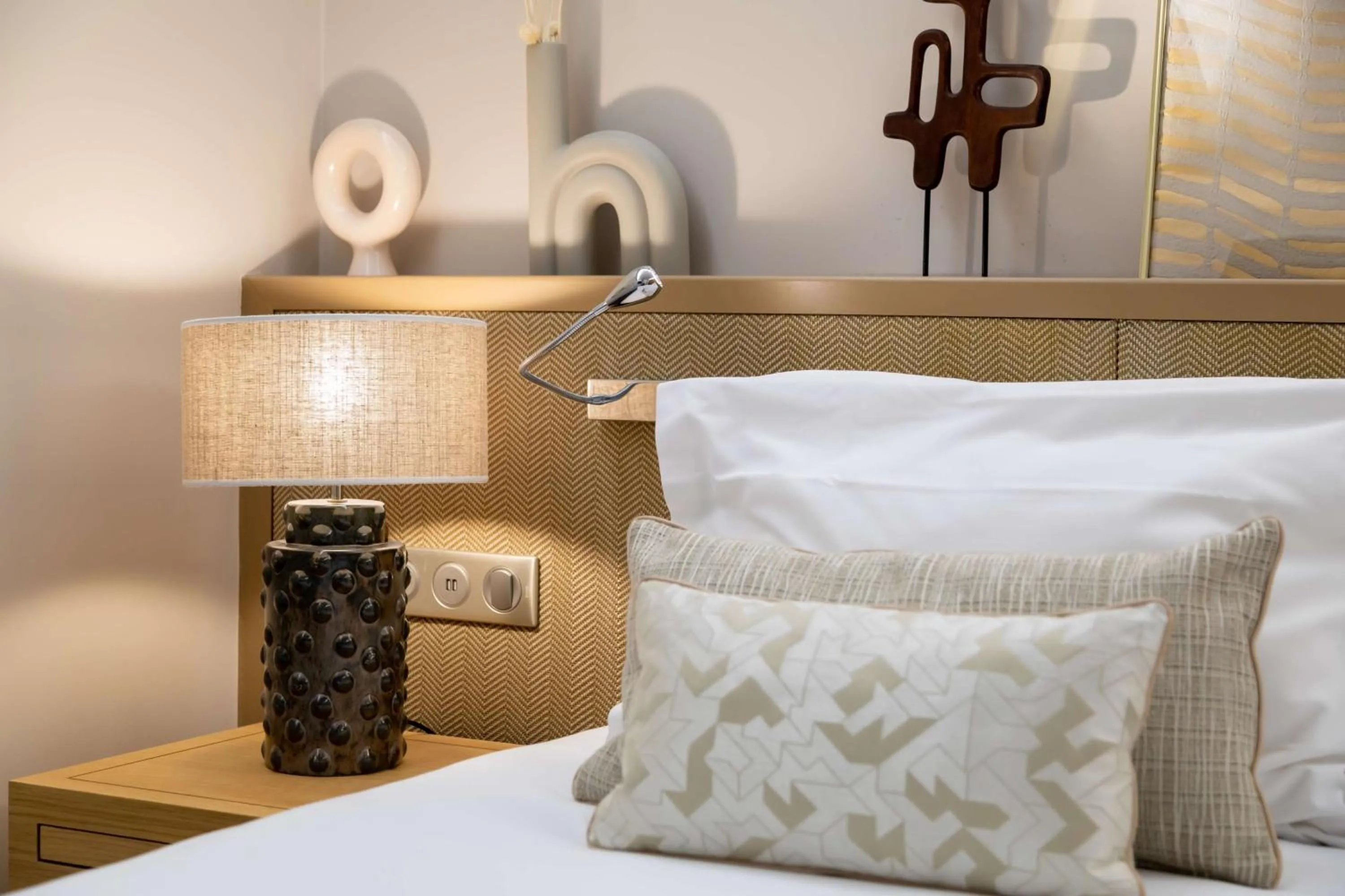 Bed in Hotel Camille Paris Tapestry Collection by Hilton