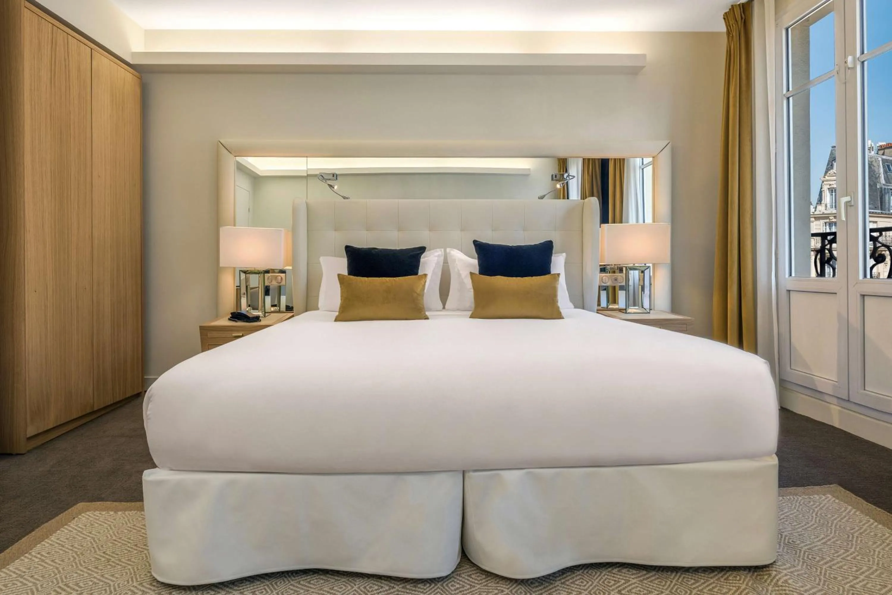 Bed in Hotel Camille Paris Tapestry Collection by Hilton