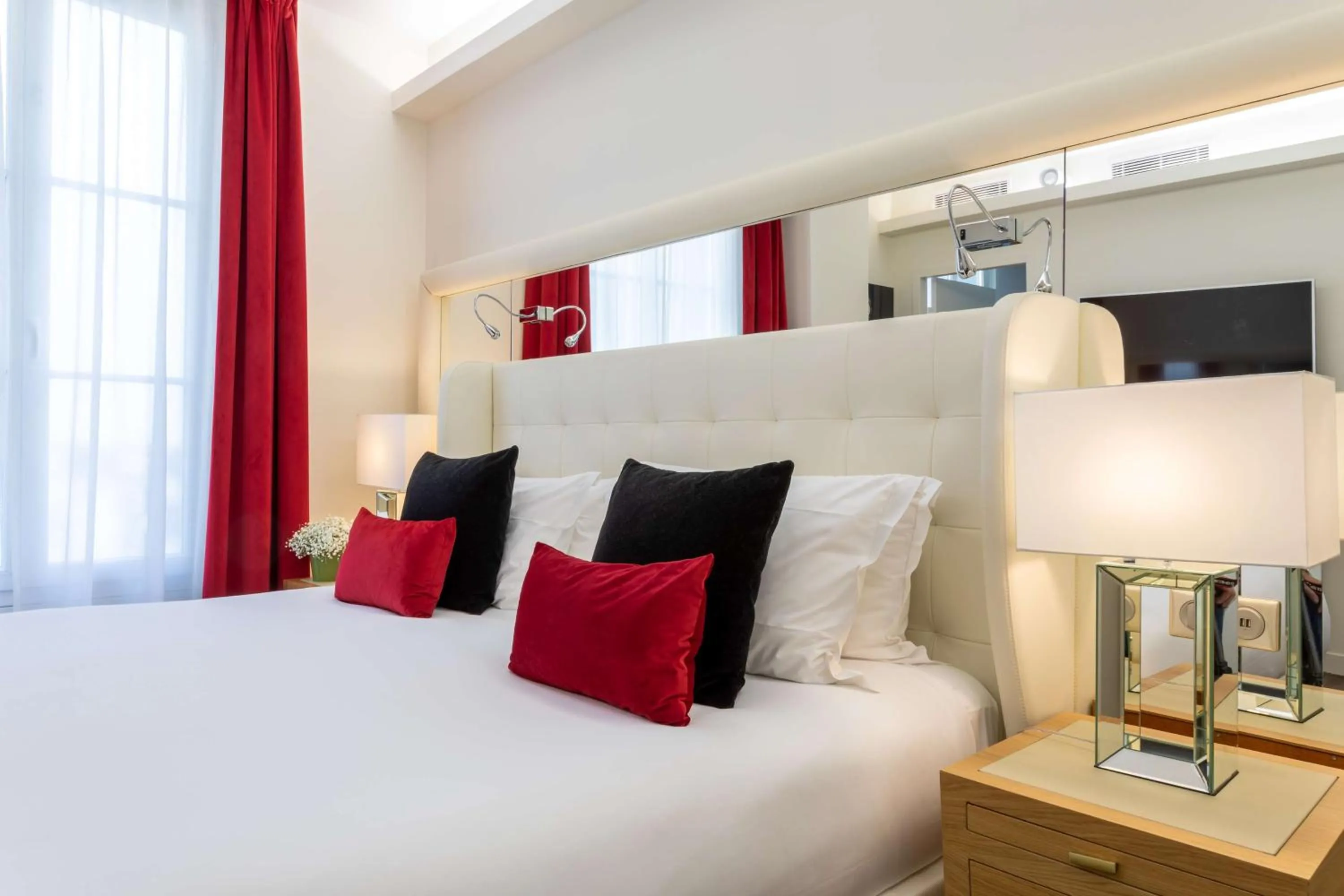 Bed in Hotel Camille Paris Tapestry Collection by Hilton