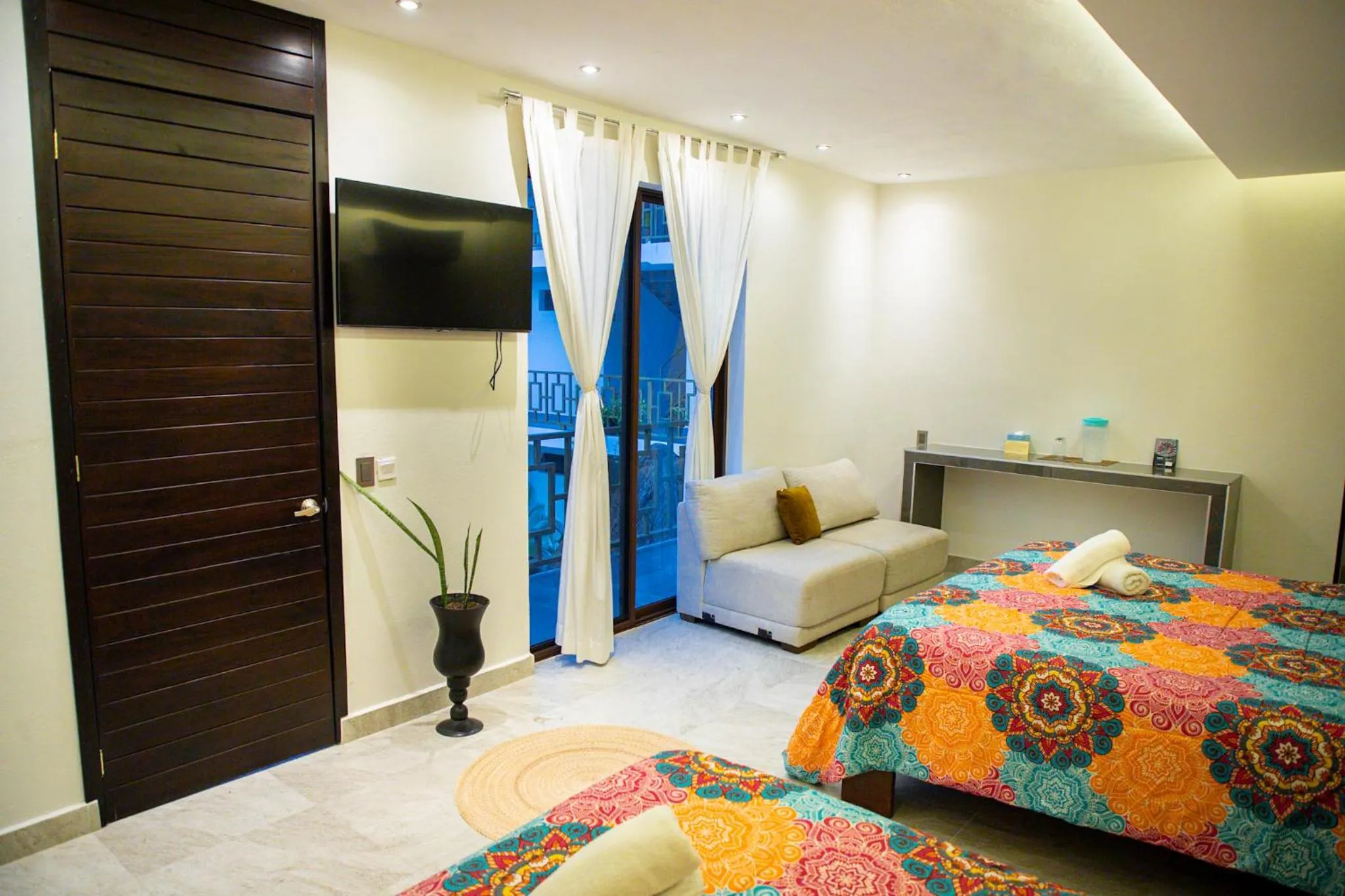 Bed in Hotel Diosa del Agua Bacalar