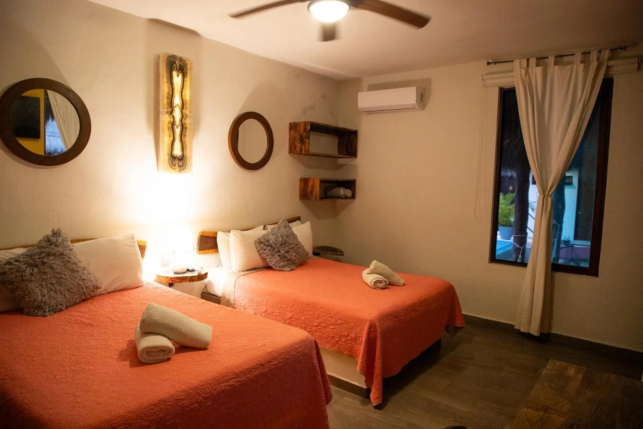 Bed in Hotel Diosa del Agua Bacalar